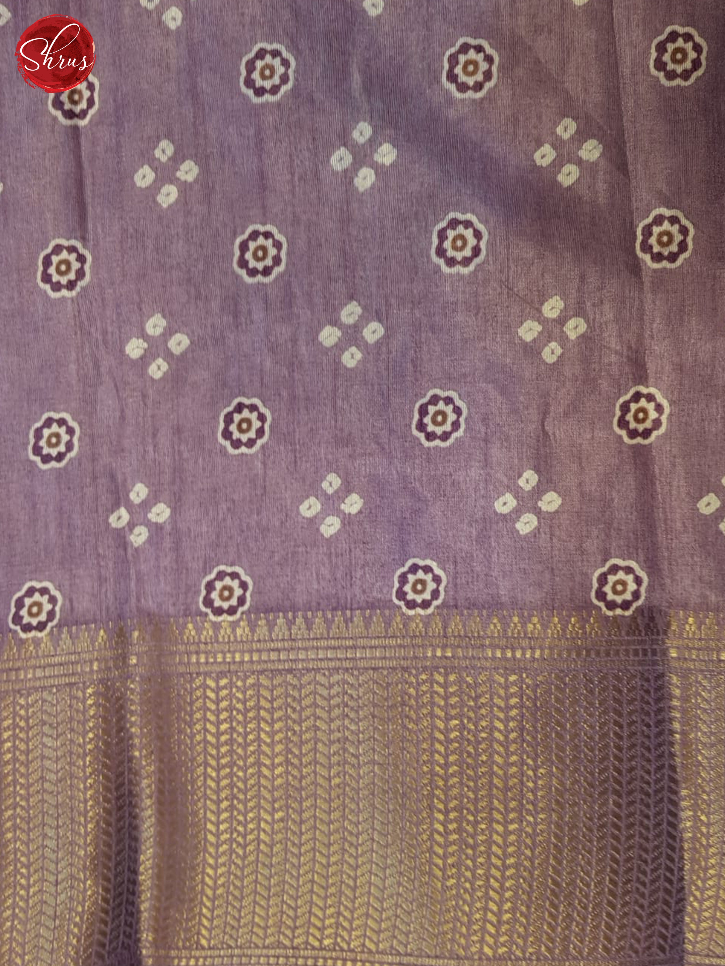 Lavender(Single Tone)- Semi Crepe Saree - Shop on ShrusEternity.com