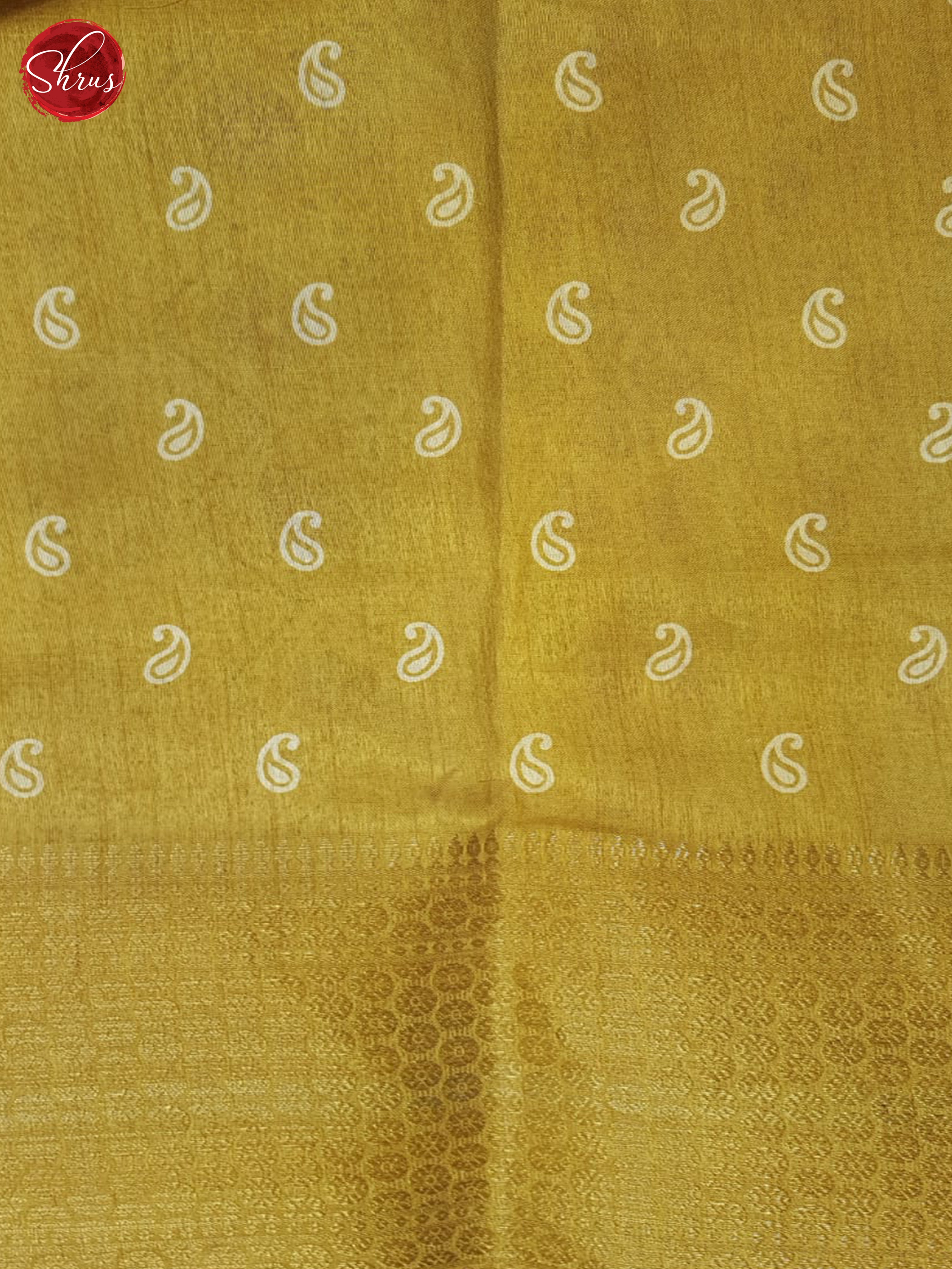 Yellow(Single Tone) - Semi Crepe Saree - Shop on ShrusEternity.com