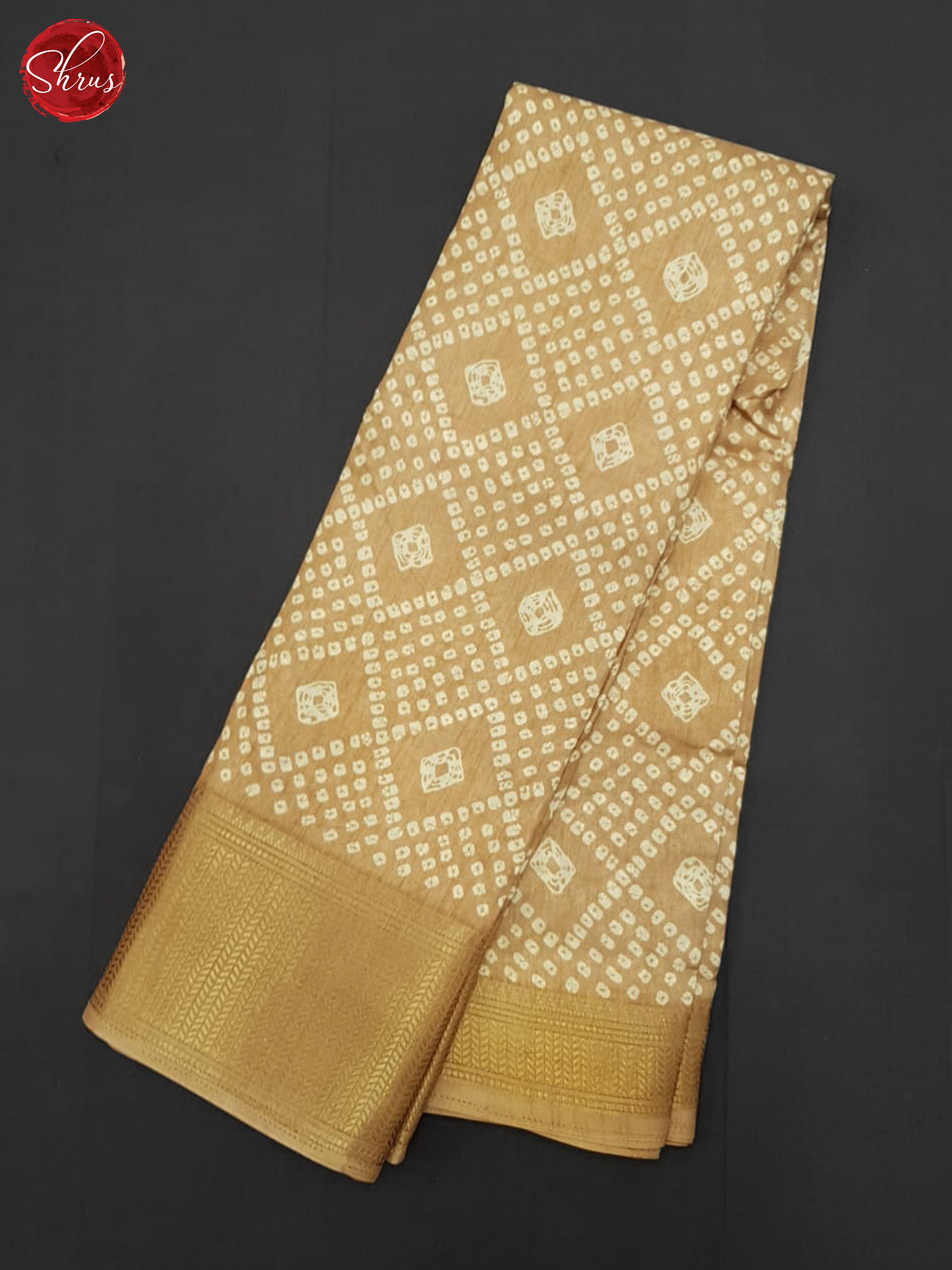 Brown(Single Tone) - Semi Crepe Saree - Shop on ShrusEternity.com