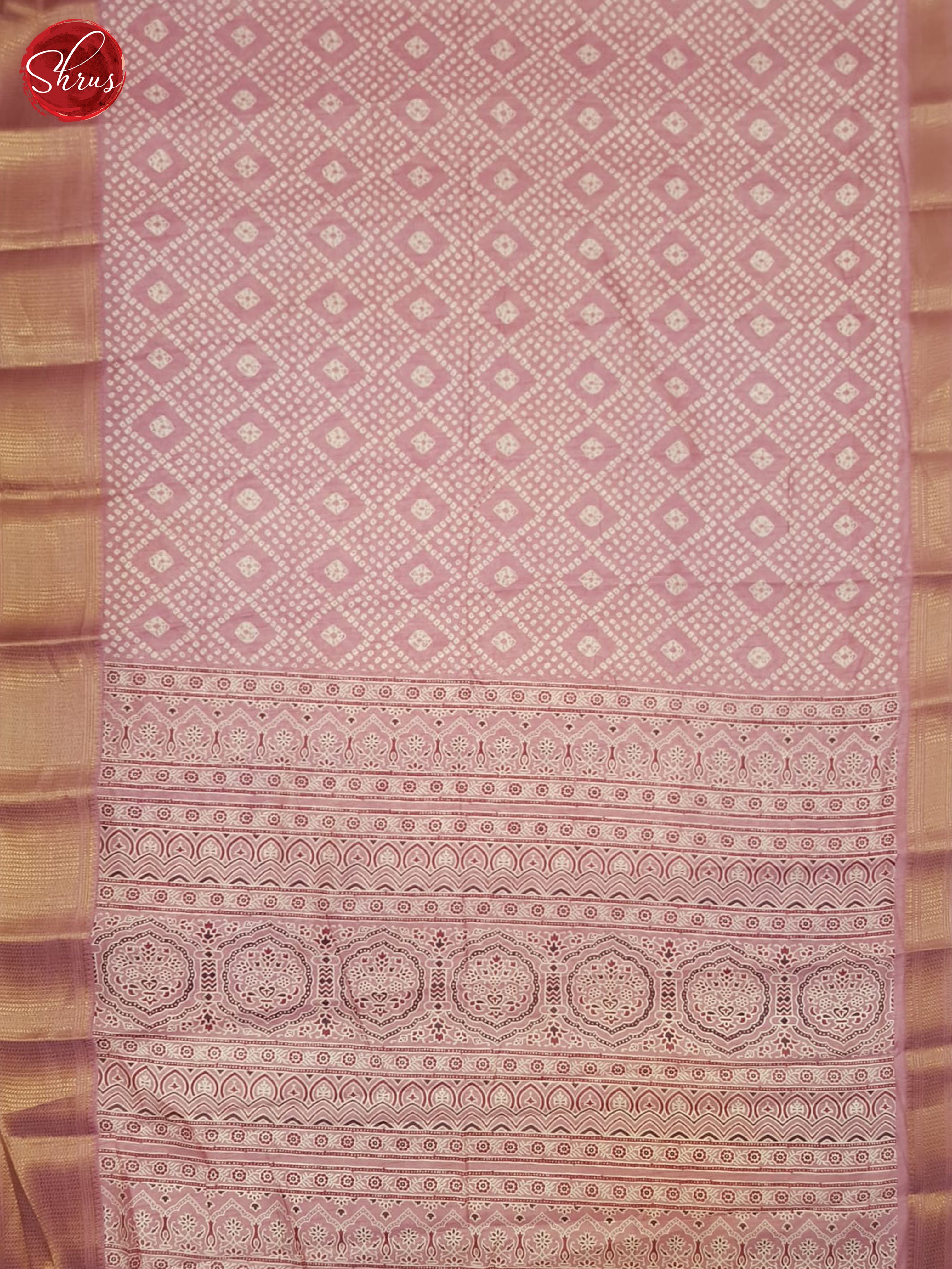 Light Pink(Single Tone) - Semi Crepe Saree - Shop on ShrusEternity.com