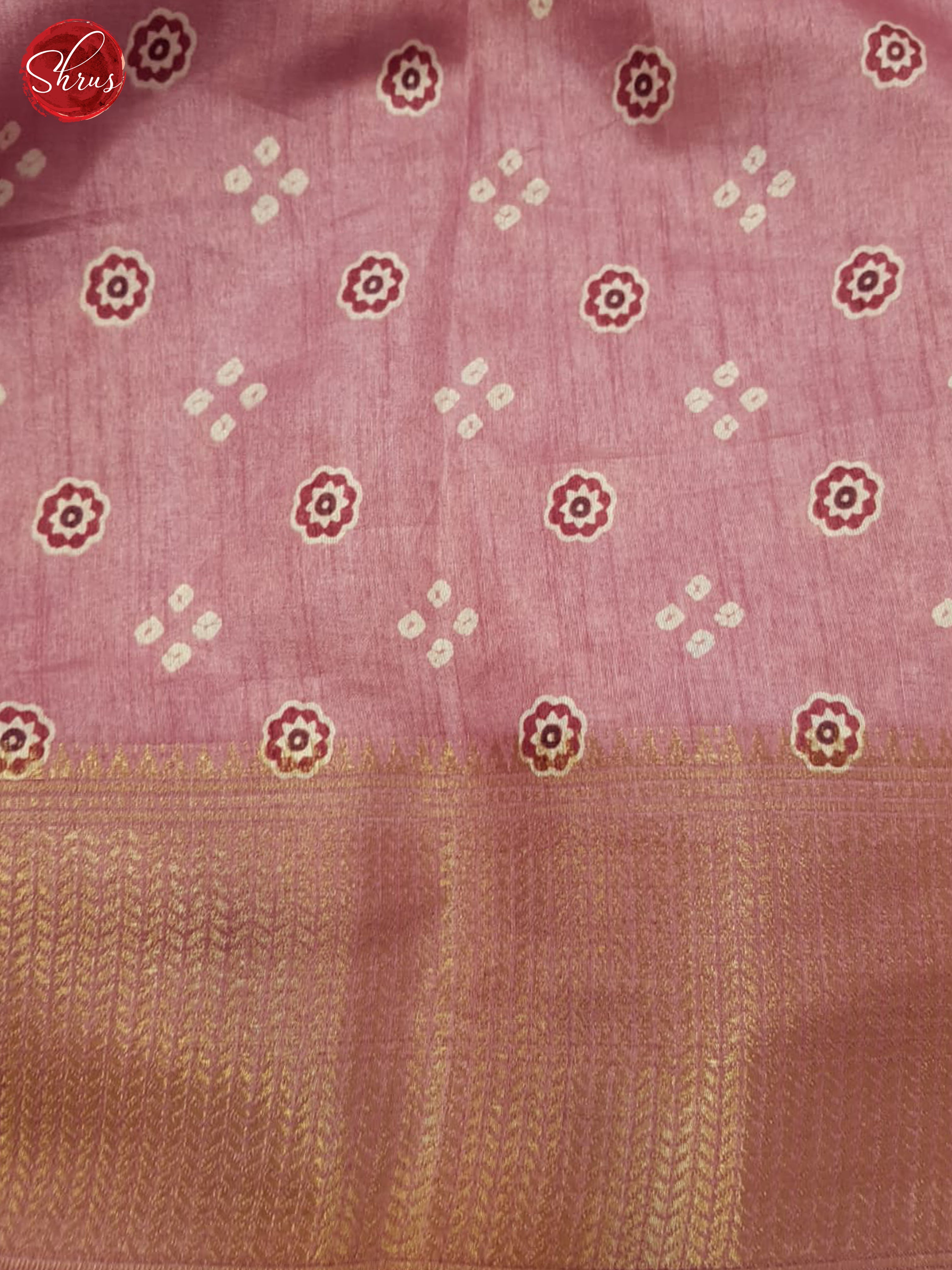 Light Pink(Single Tone) - Semi Crepe Saree - Shop on ShrusEternity.com