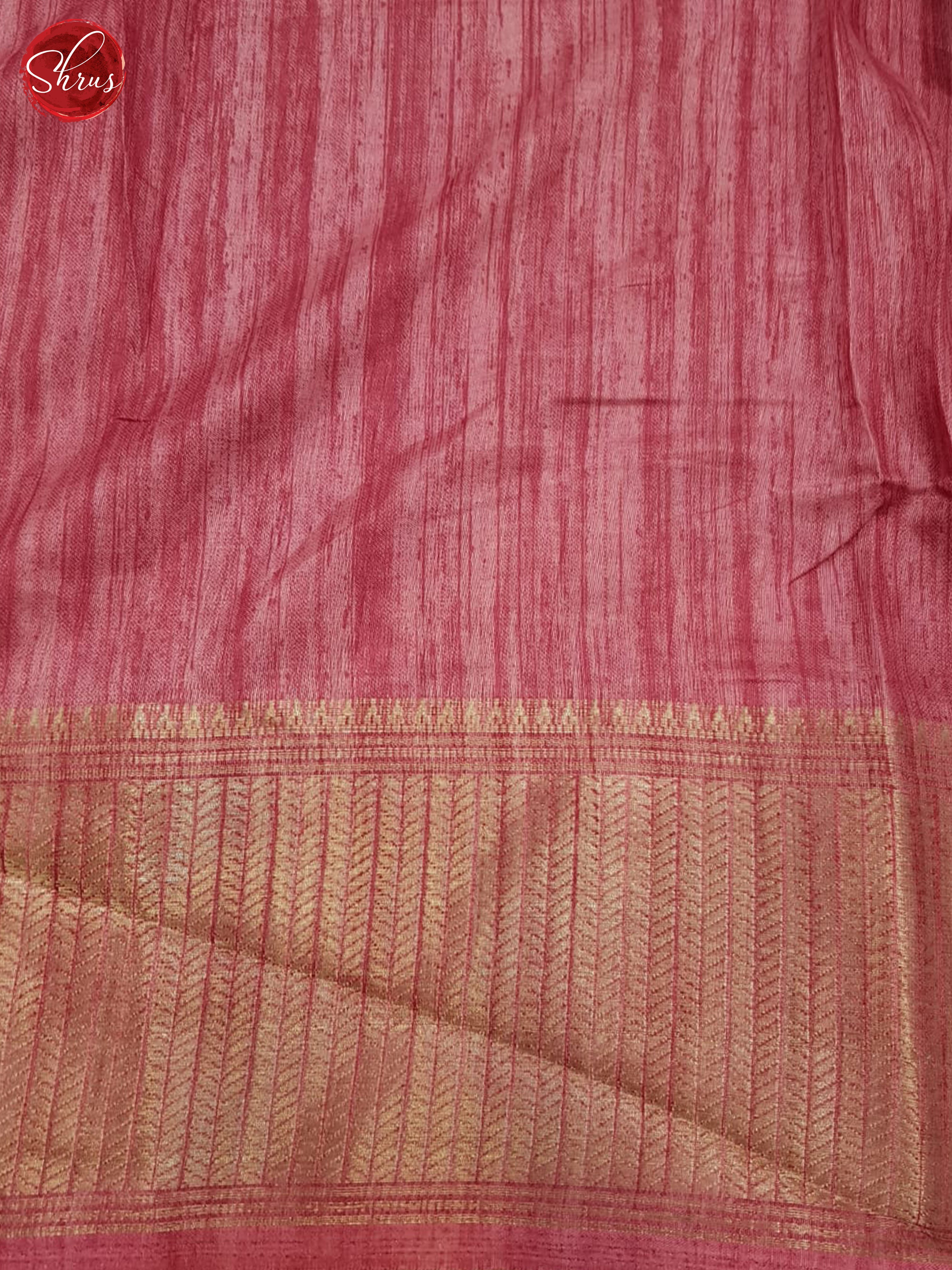 Blue & Pink- Semi Crepe Saree - Shop on ShrusEternity.com