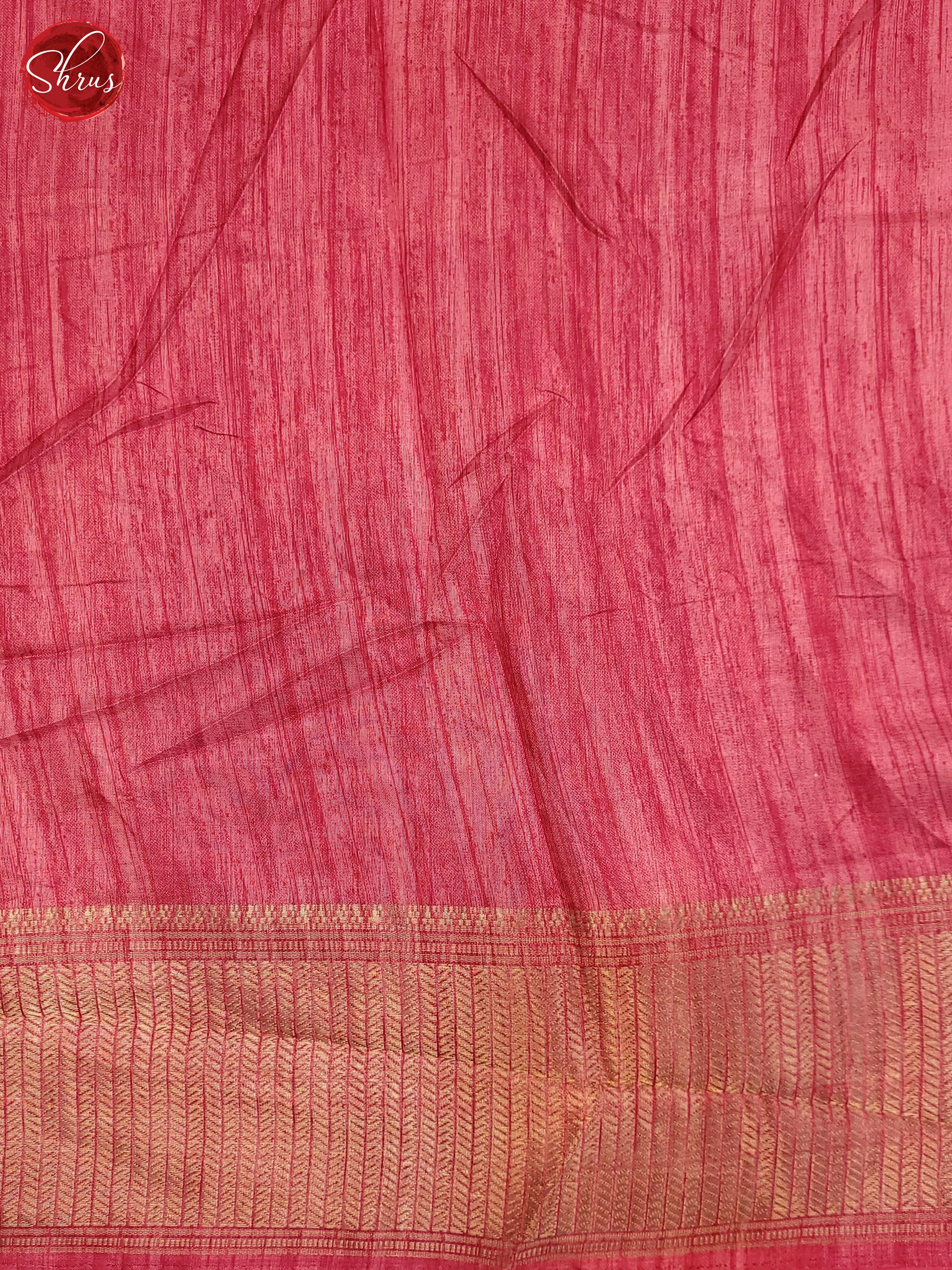 Green & Pink - Semi Crepe Saree - Shop on ShrusEternity.com