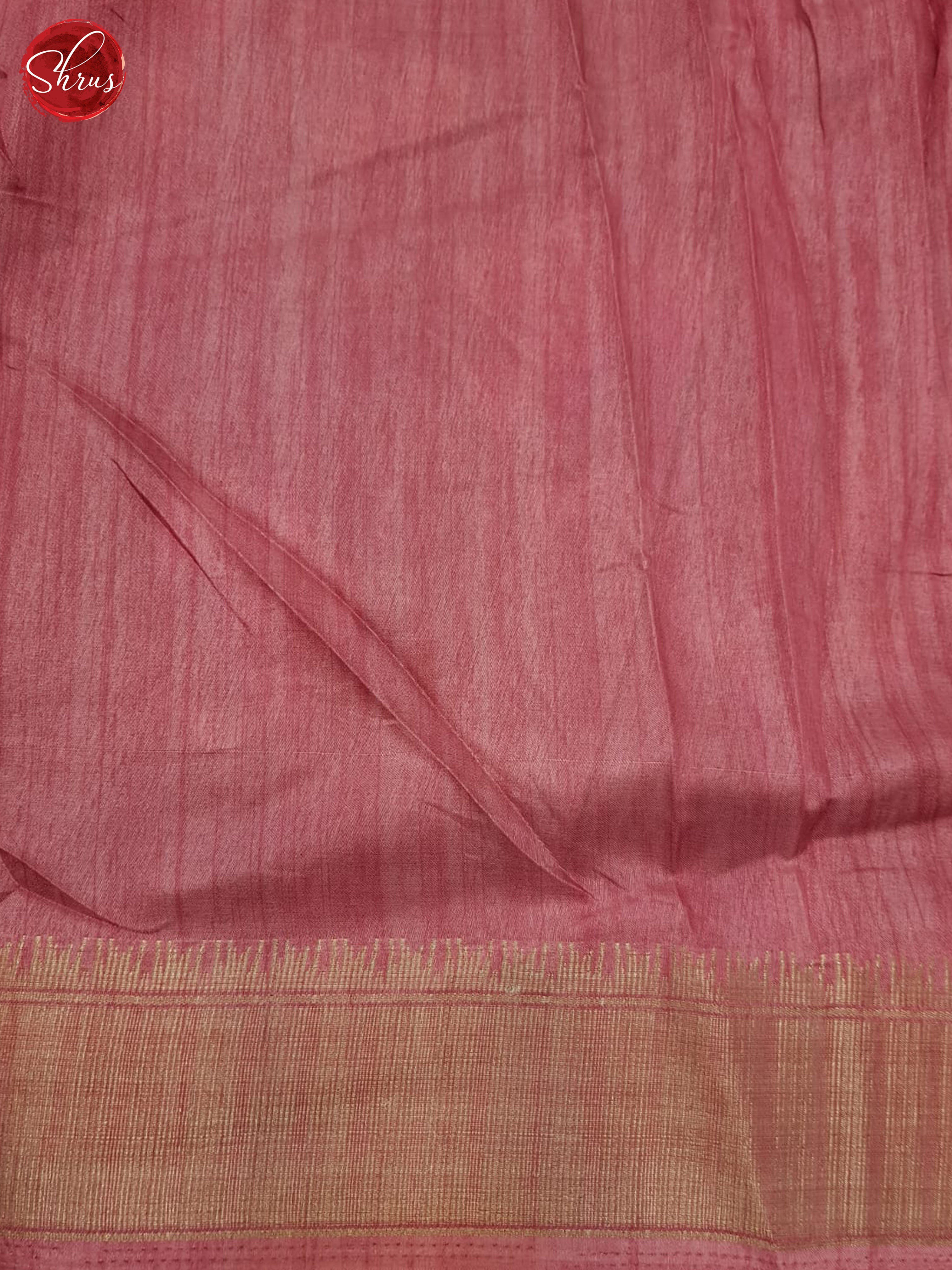 Green & Pink - Semi Crepe Saree - Shop on ShrusEternity.com