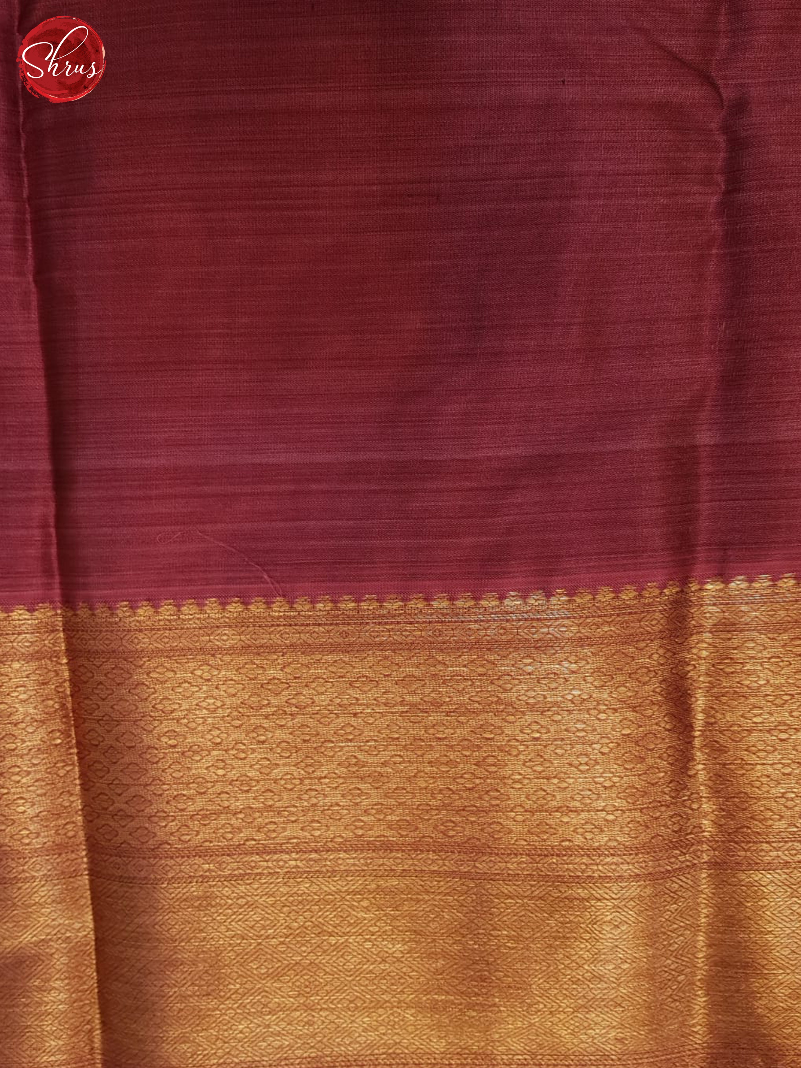 Majenta Pink (Single Tone)- Kanchipuram-halfpure Saree - Shop on ShrusEternity.com