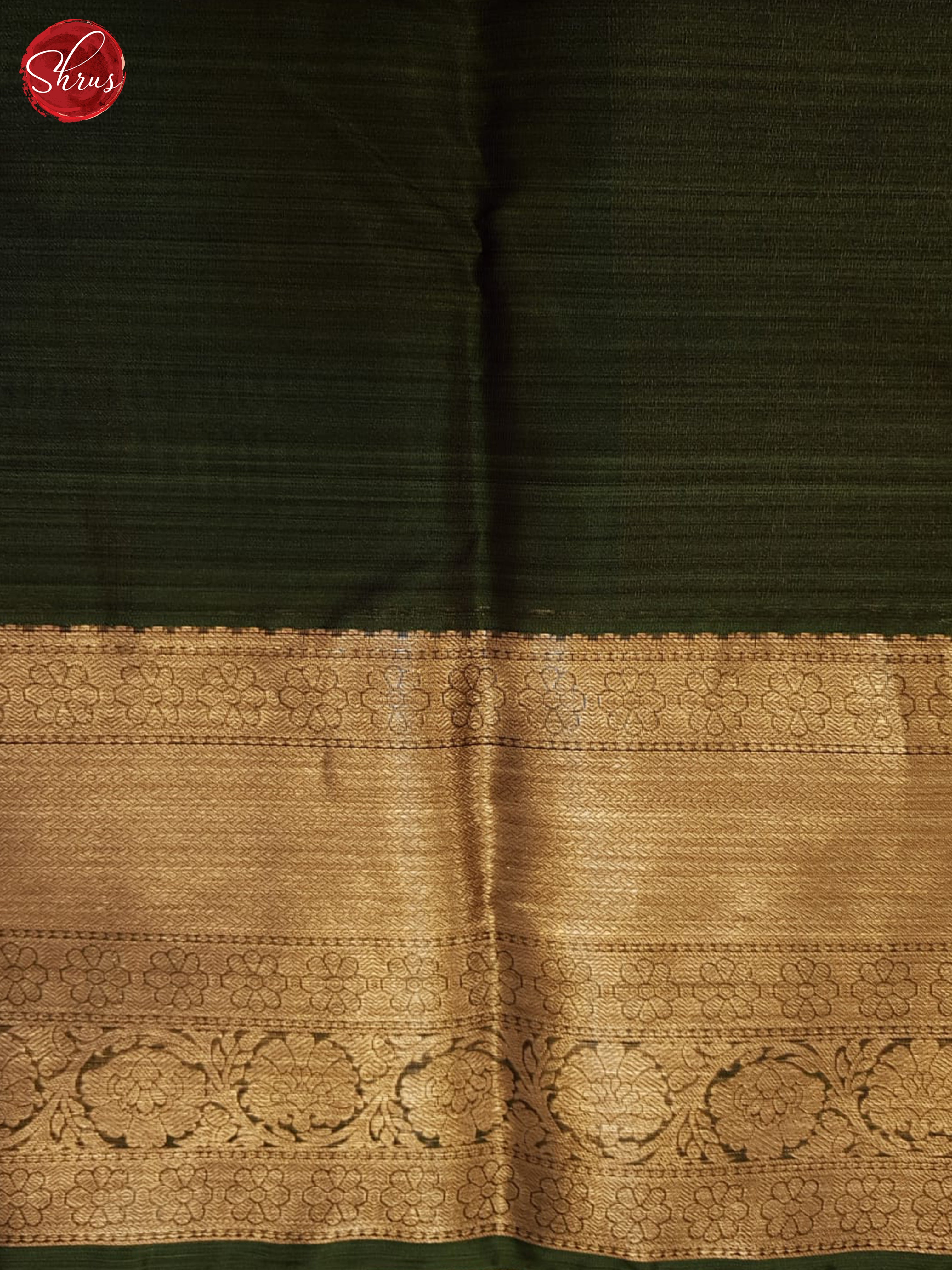 Brown & Green - Kanchipuram-halfpure Saree - Shop on ShrusEternity.com