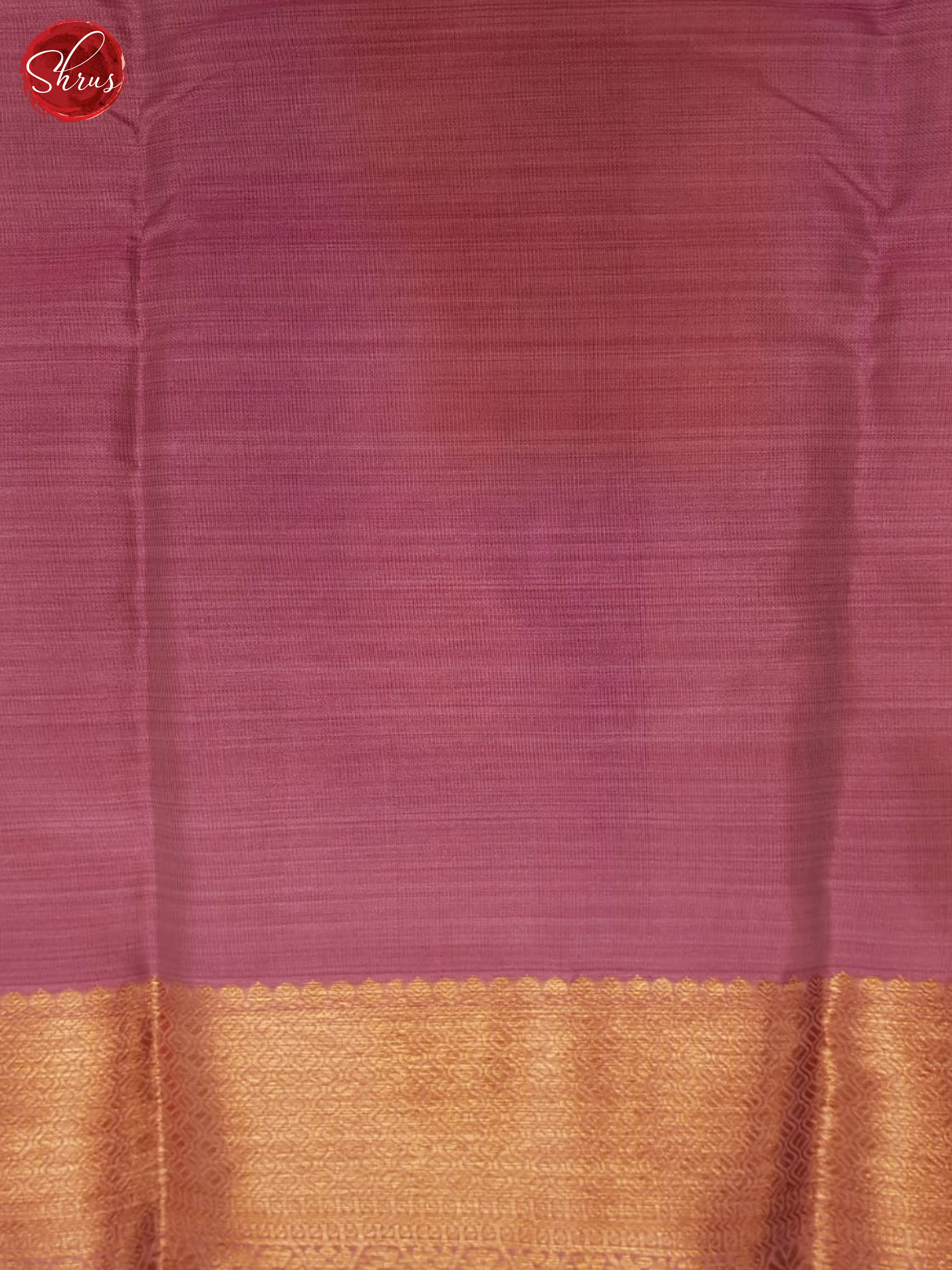 Yellow & Pink - Kanchipuram-halfpure Saree - Shop on ShrusEternity.com