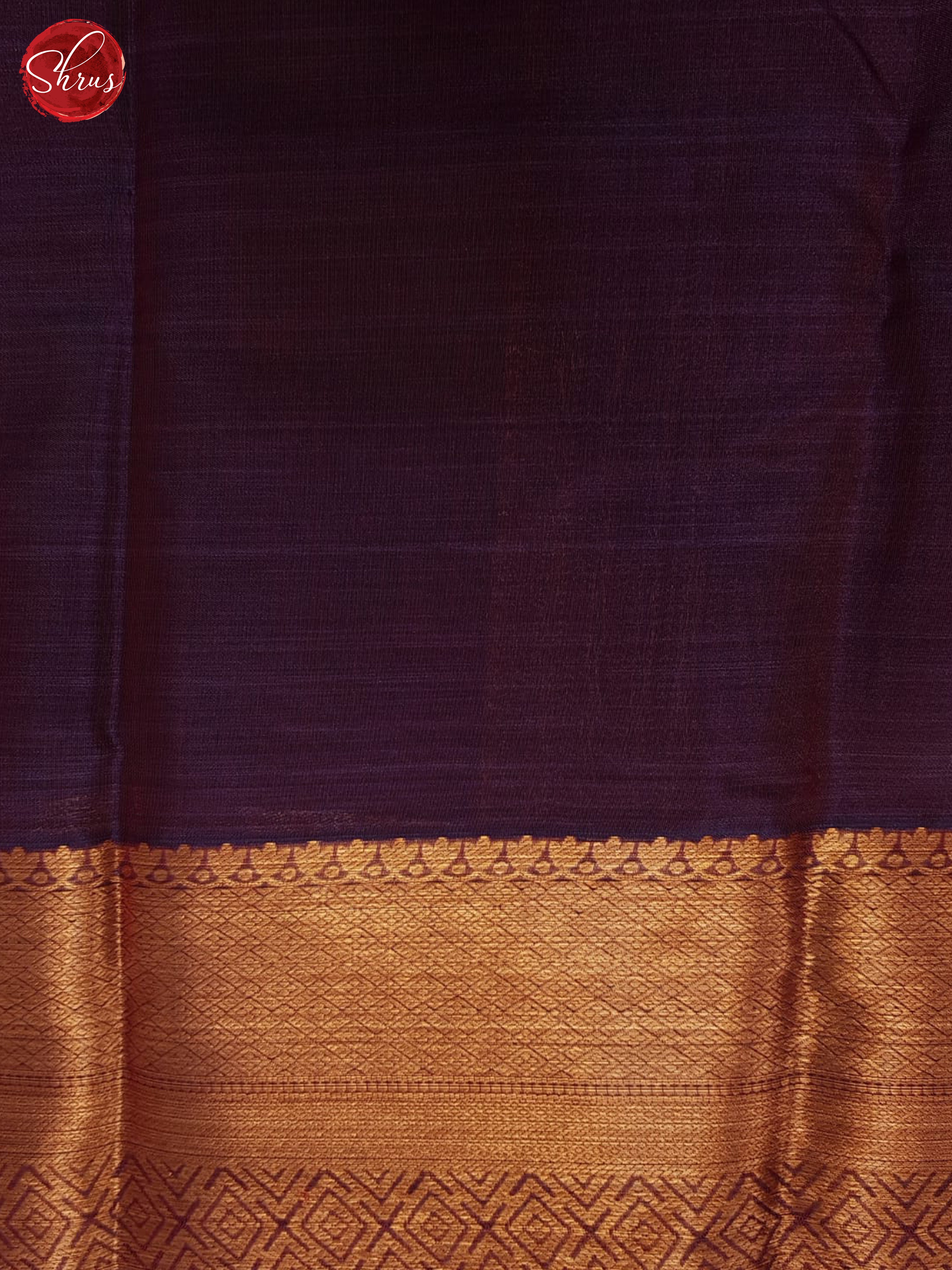 Blue & Purple - Kanchipuram-halfpure Saree - Shop on ShrusEternity.com