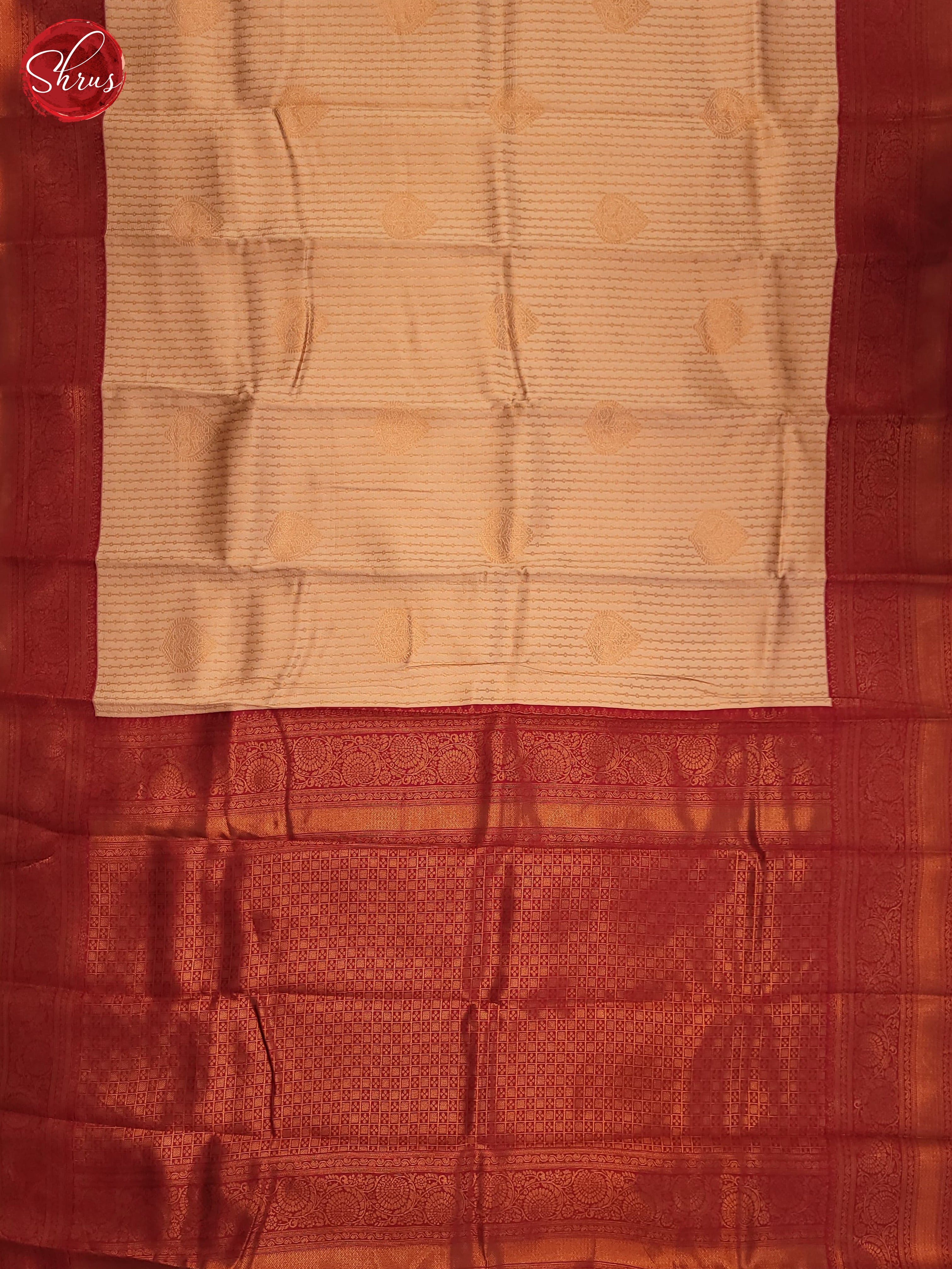 BJS22358 - Semi Kanchipuram Saree - Shop on ShrusEternity.com