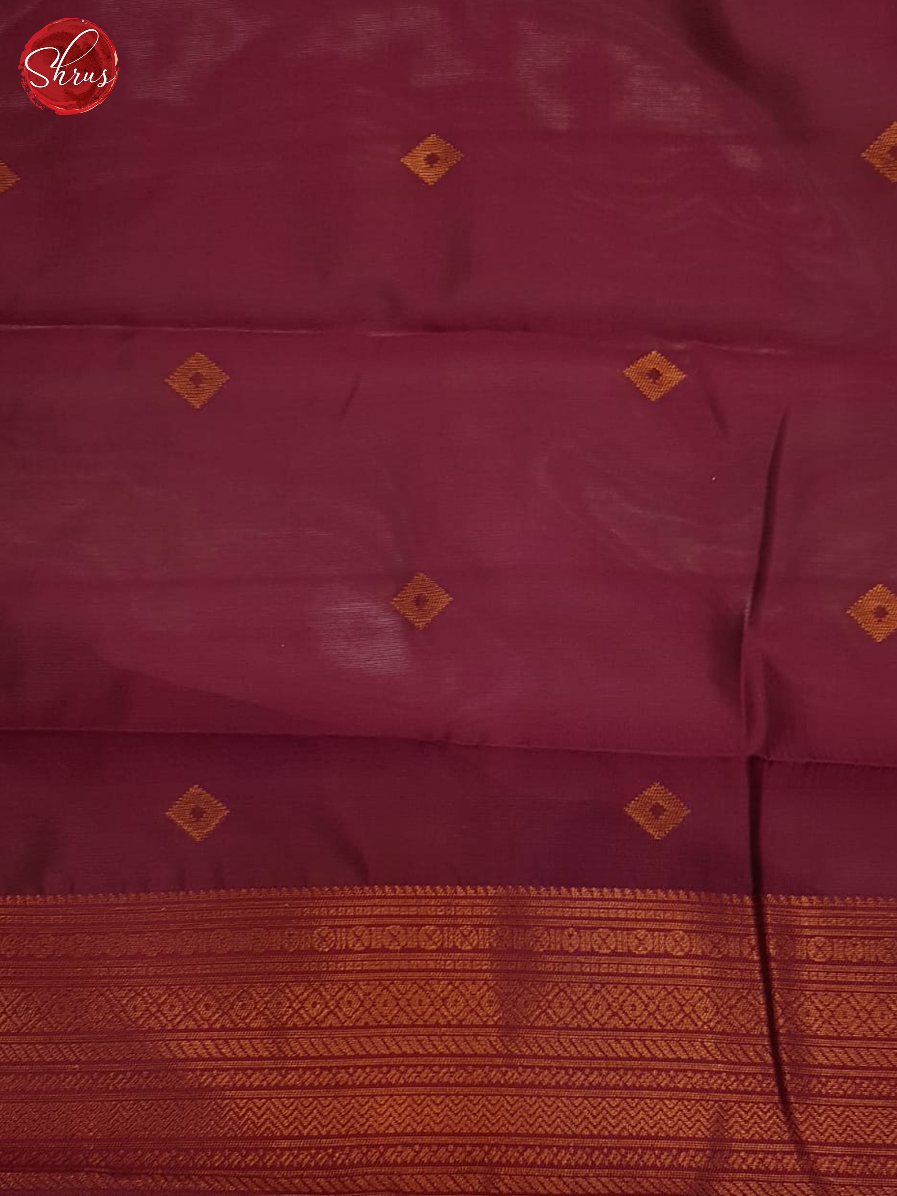 Blue & Majenta Pink  - Semi Kanchipuram Saree - Shop on ShrusEternity.com