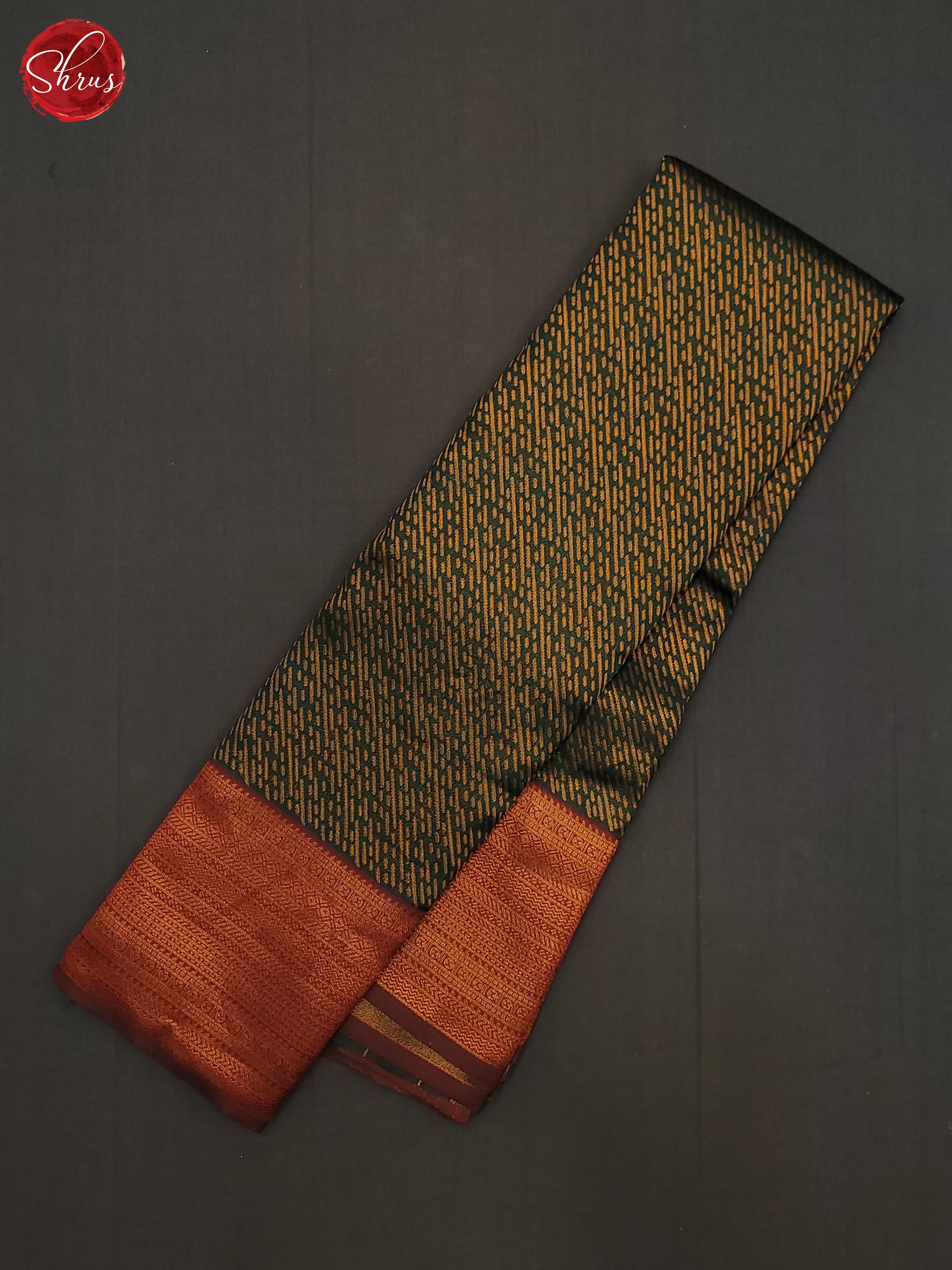 BJS22380 - Semi Kanchipuram Saree - Shop on ShrusEternity.com