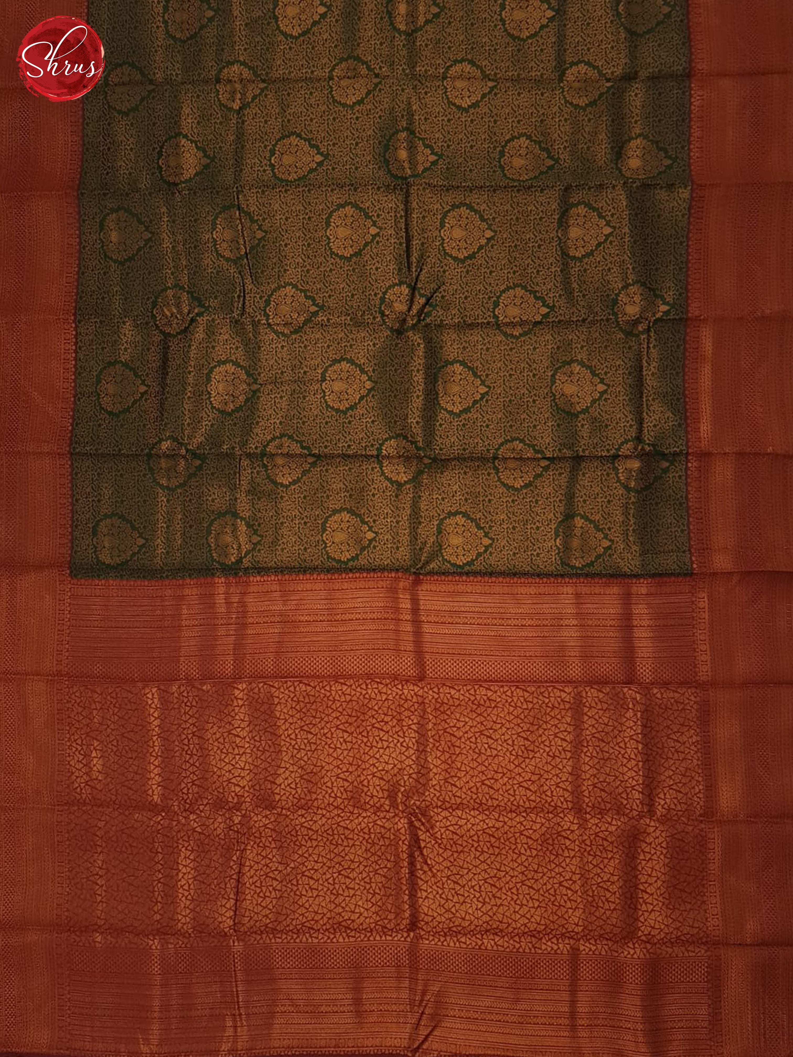 BJS22389 - Semi Kanchipuram Saree - Shop on ShrusEternity.com