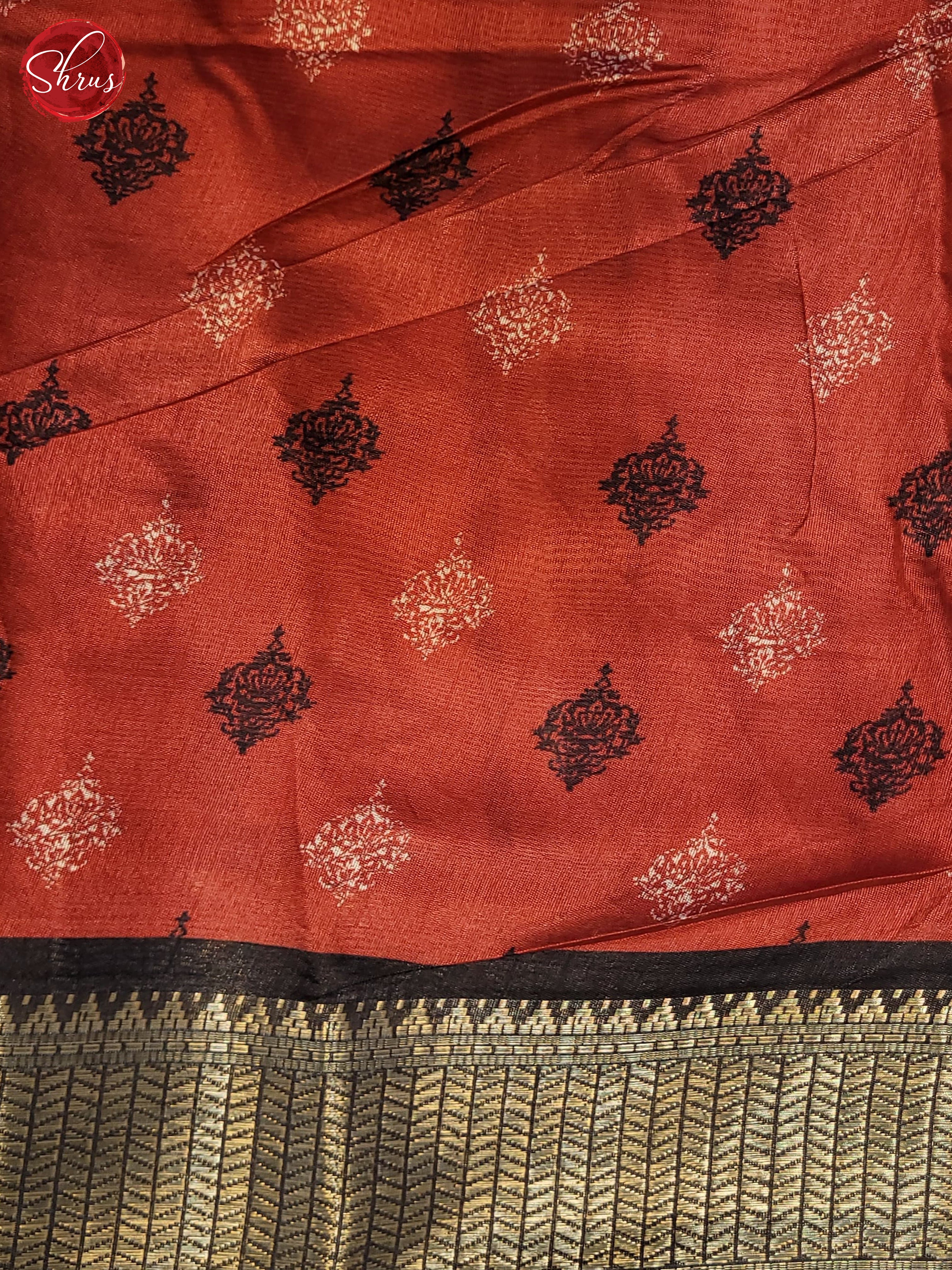 Cream & Red - Semi Matka Cotton Saree - Shop on ShrusEternity.com