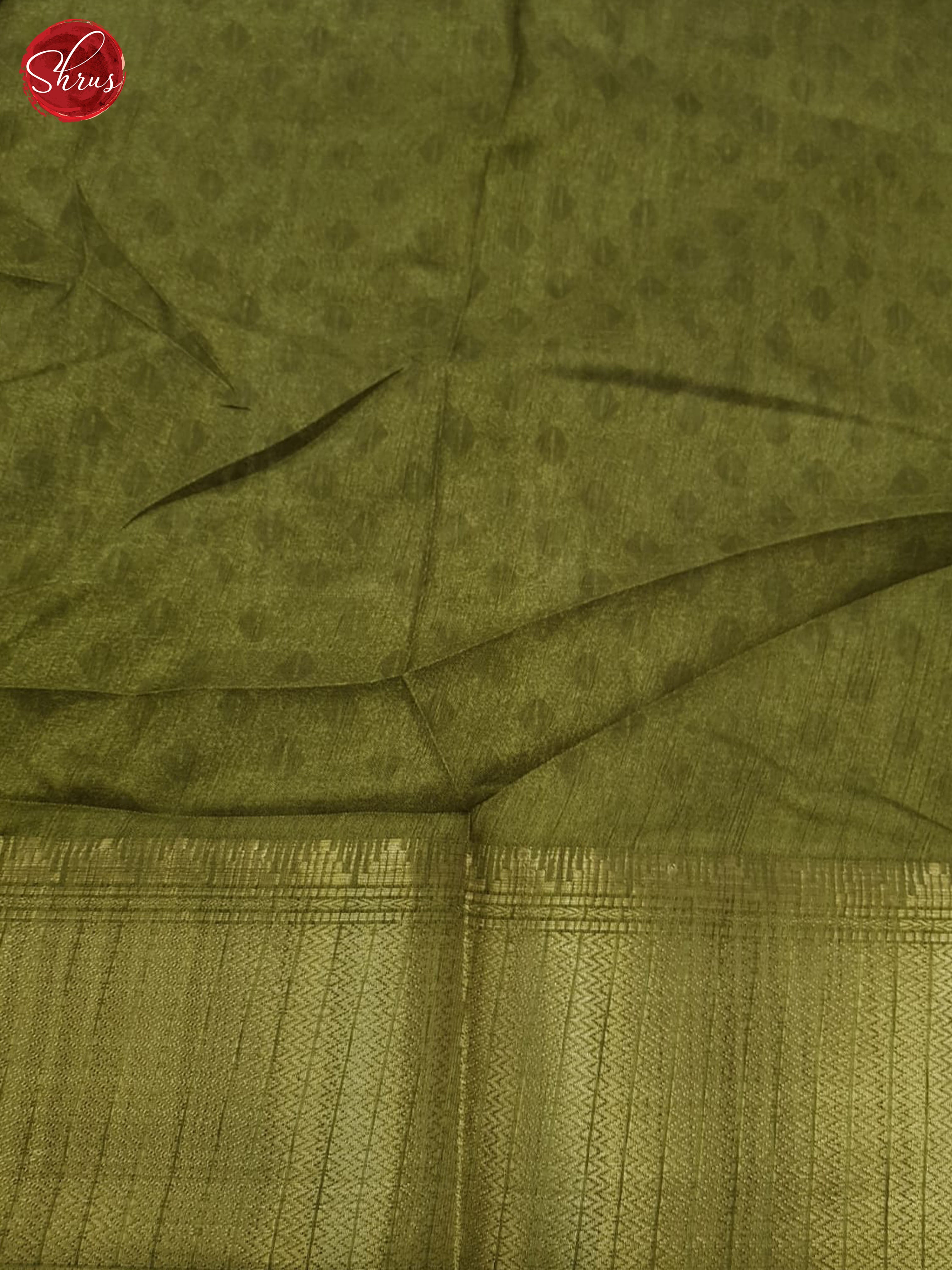 Green(Single Tone) - Semi Crepe Saree - Shop on ShrusEternity.com