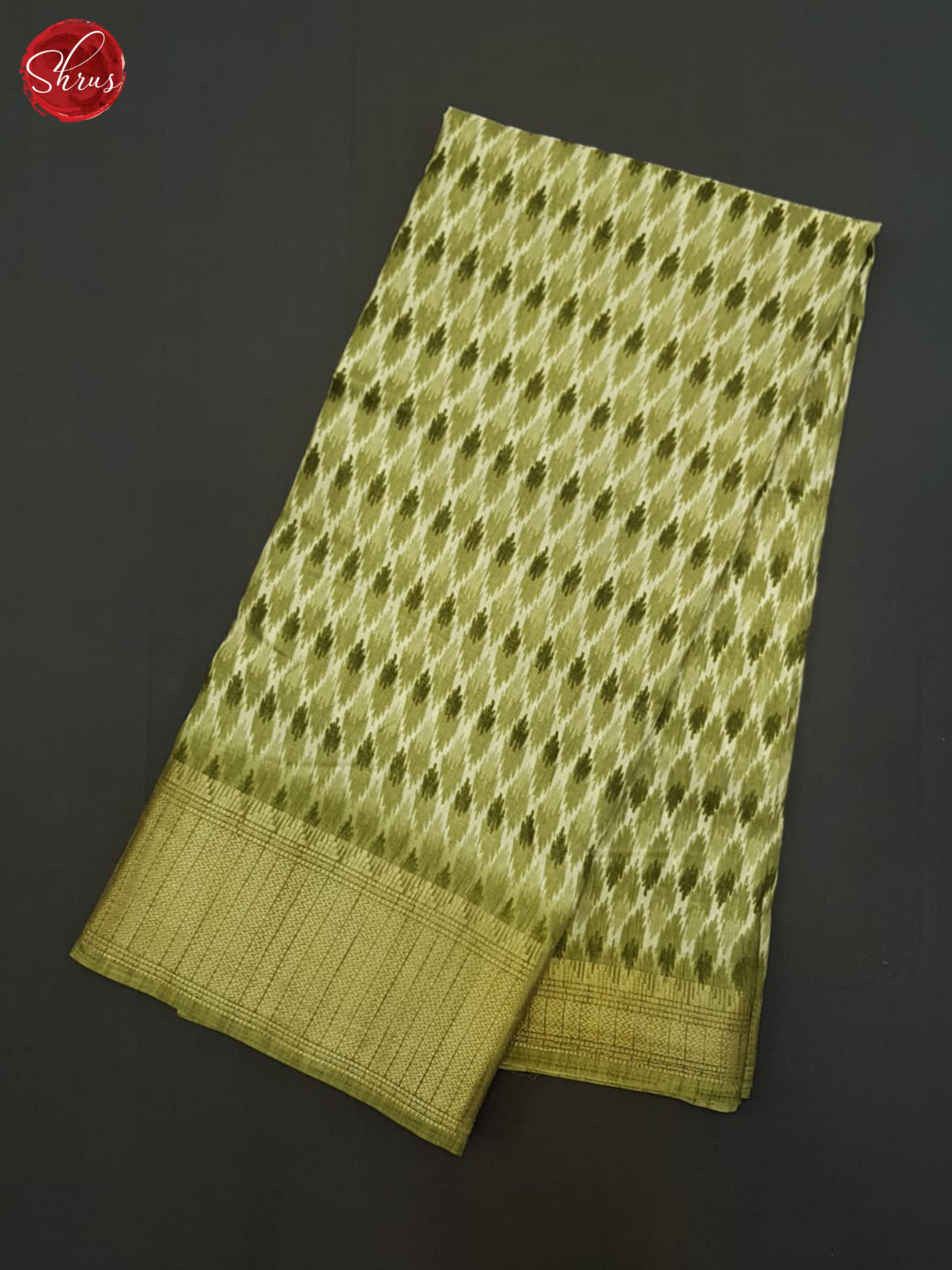 Green(Single Tone) - Semi Crepe Saree - Shop on ShrusEternity.com