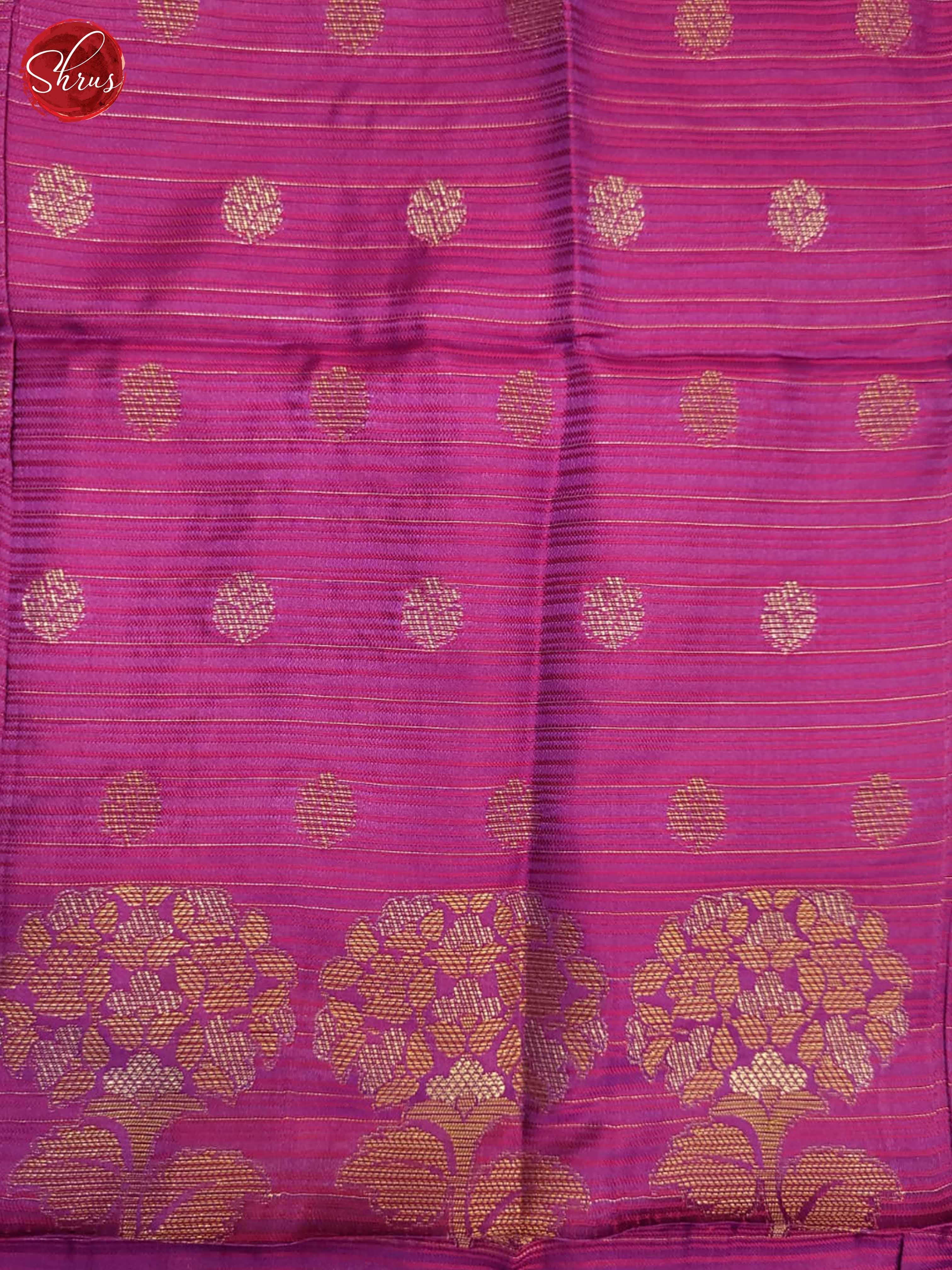 Pink(Single Tone)- SoftS ilk Half-pure Saree - Shop on ShrusEternity.com