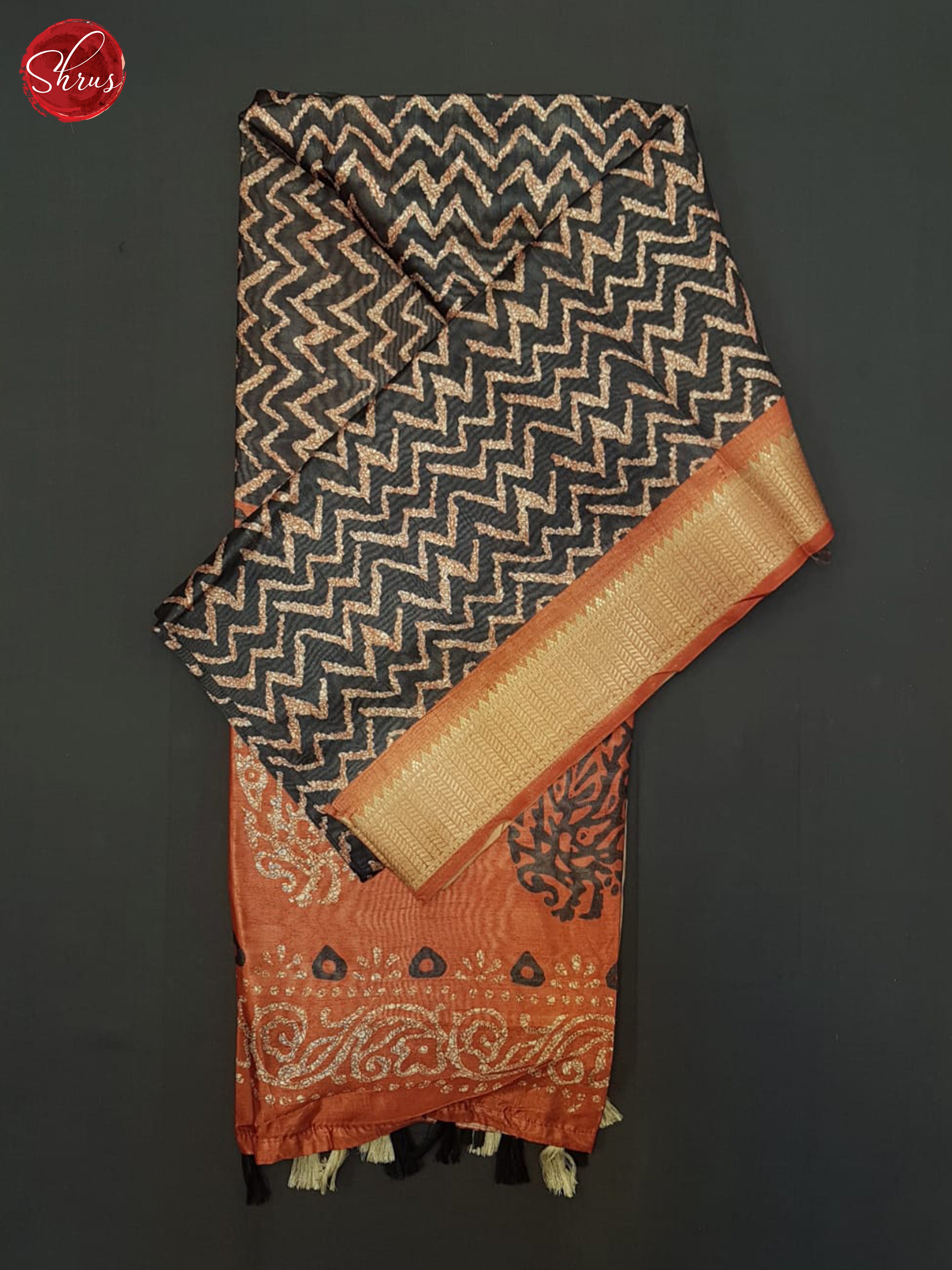 Grey & Brick - Matka Cotton Saree - Shop on ShrusEternity.com