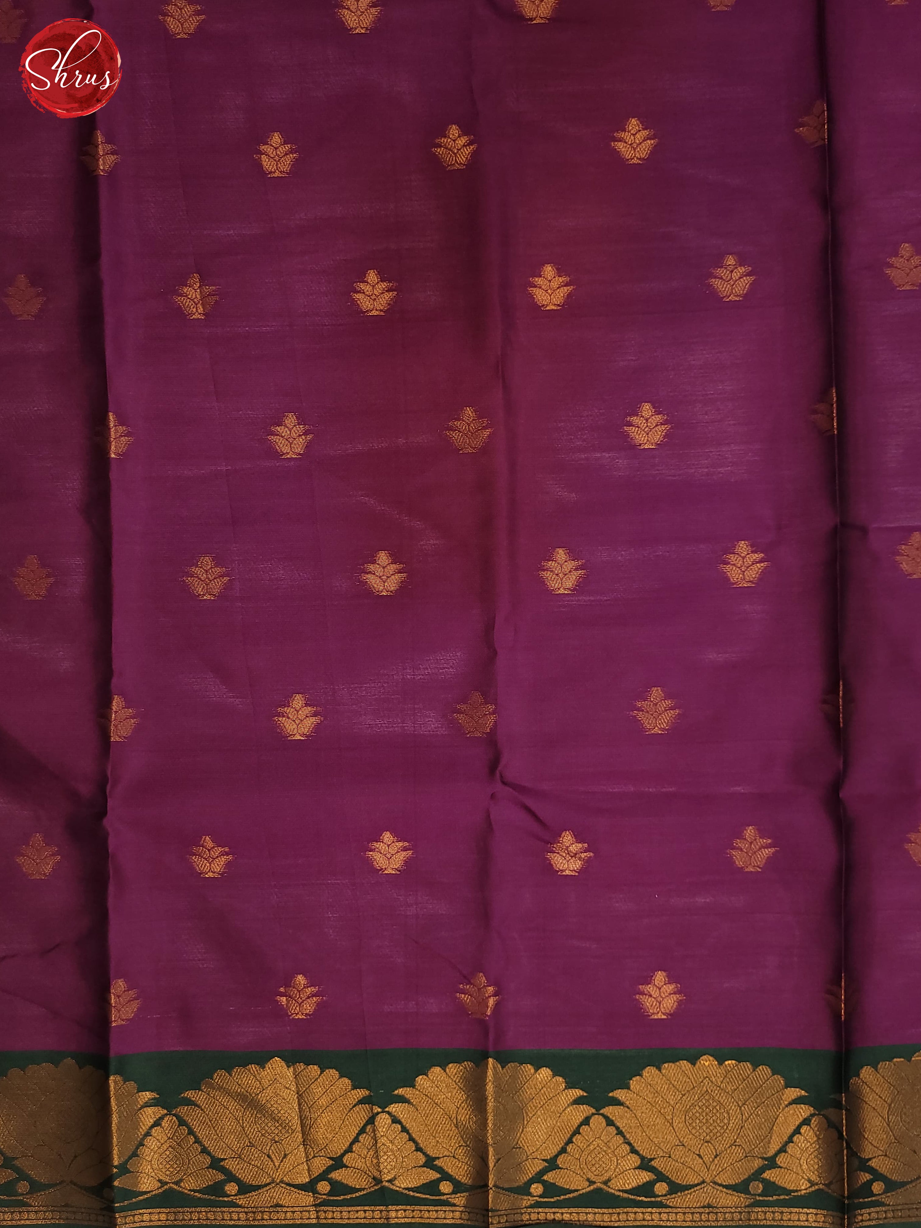 Bottle Green and vadamalli- Semi Soft Silk Saree - Shop on ShrusEternity.com