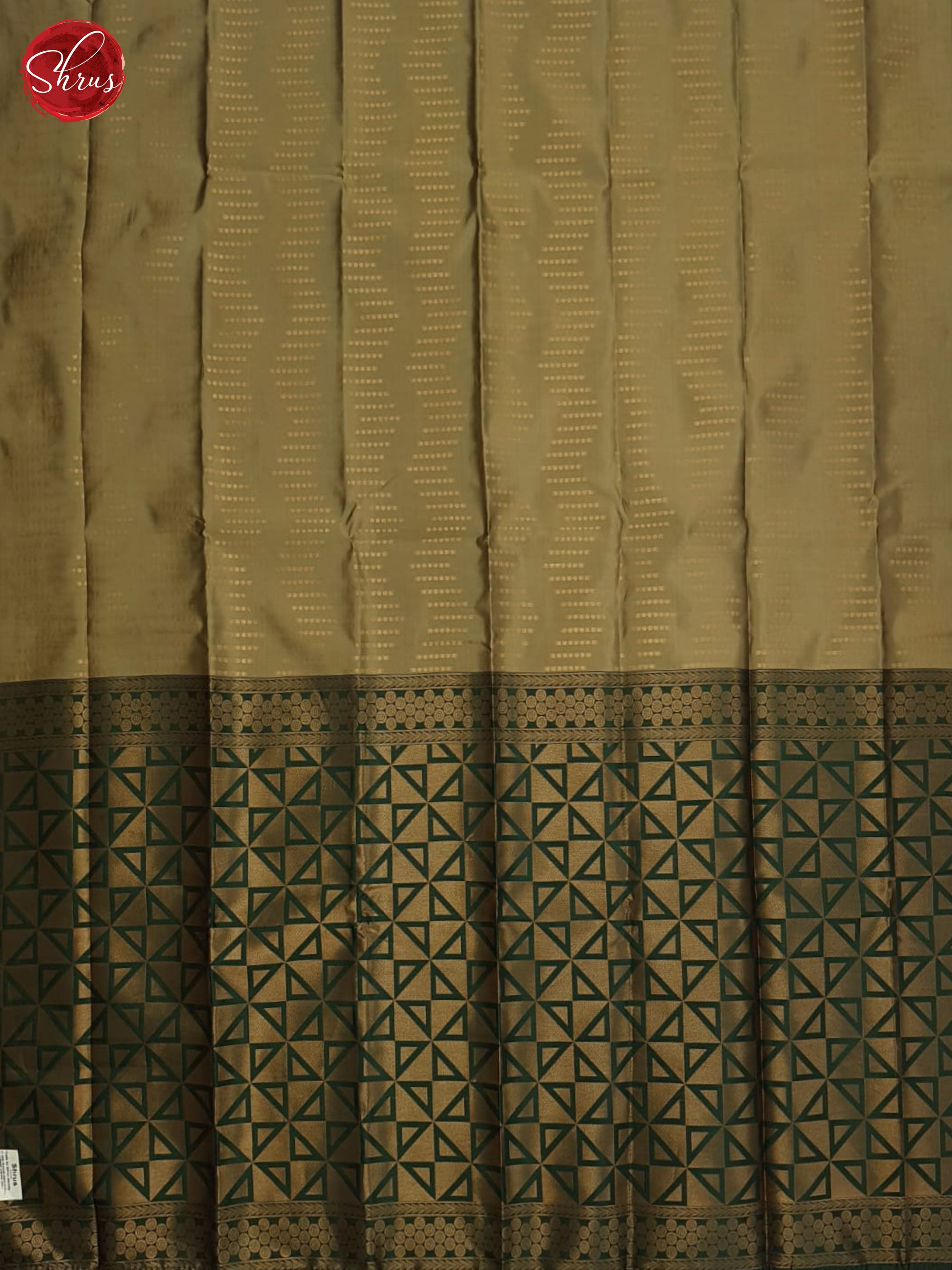 Grey And Green- Semi soft silk Saree - Shop on ShrusEternity.com