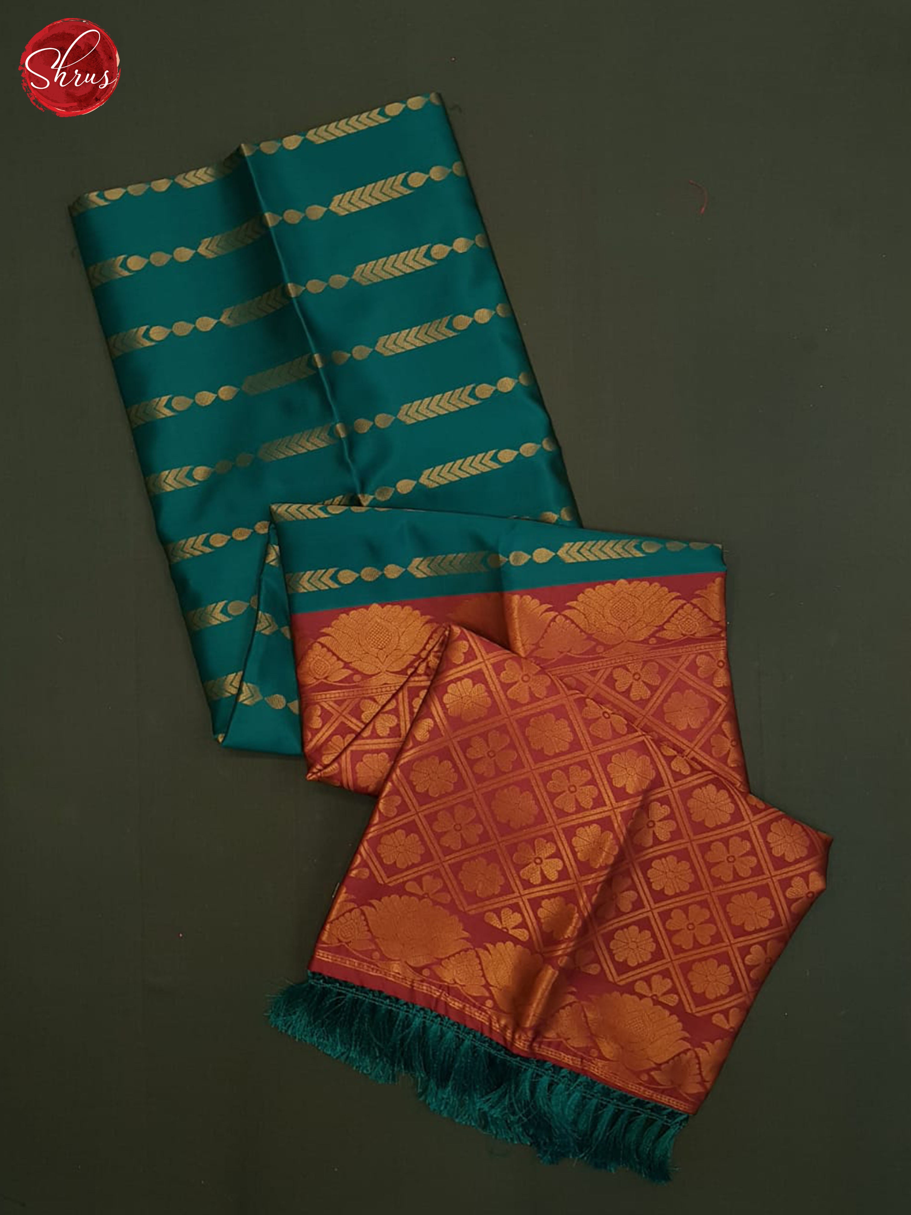 Green And Pink- Semi soft sillk saree - Shop on ShrusEternity.com