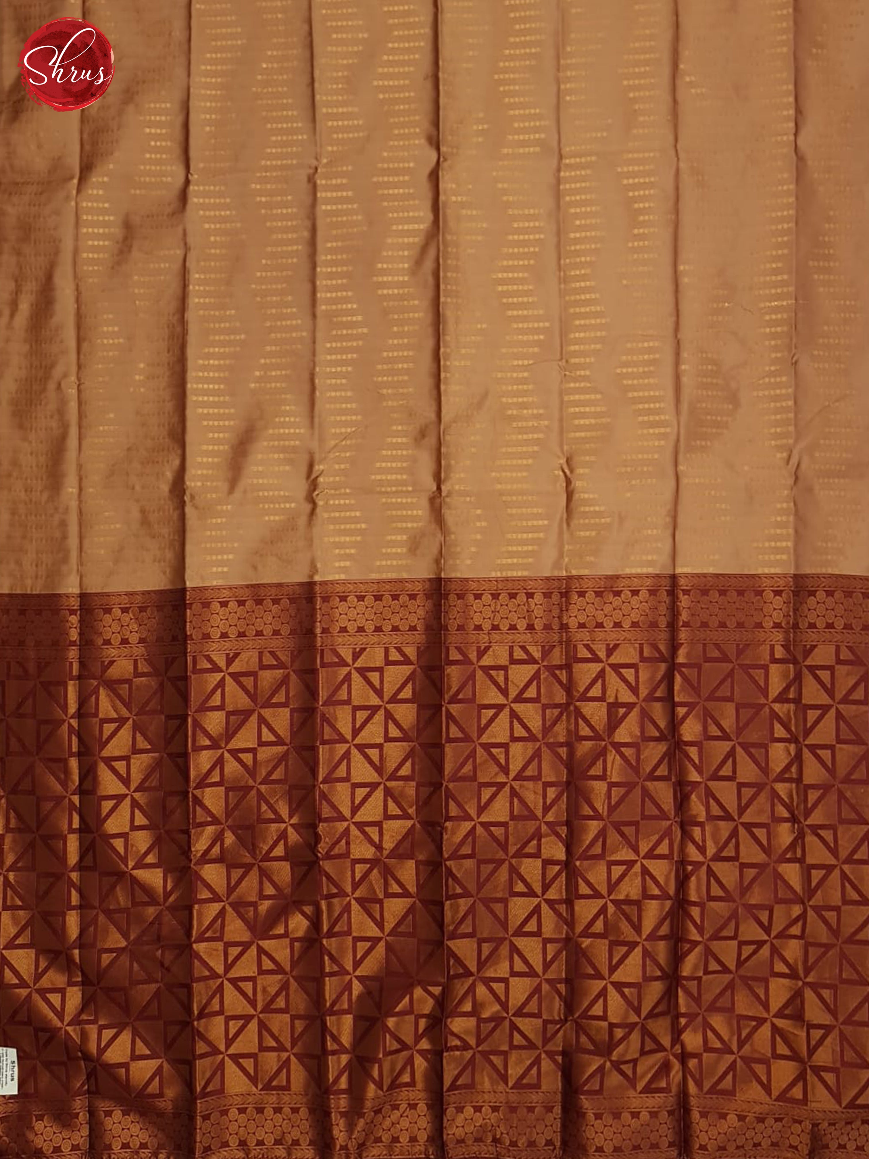 Dusty Onion Pink And Arakku Maroon-Semi Soft Silk saree - Shop on ShrusEternity.com