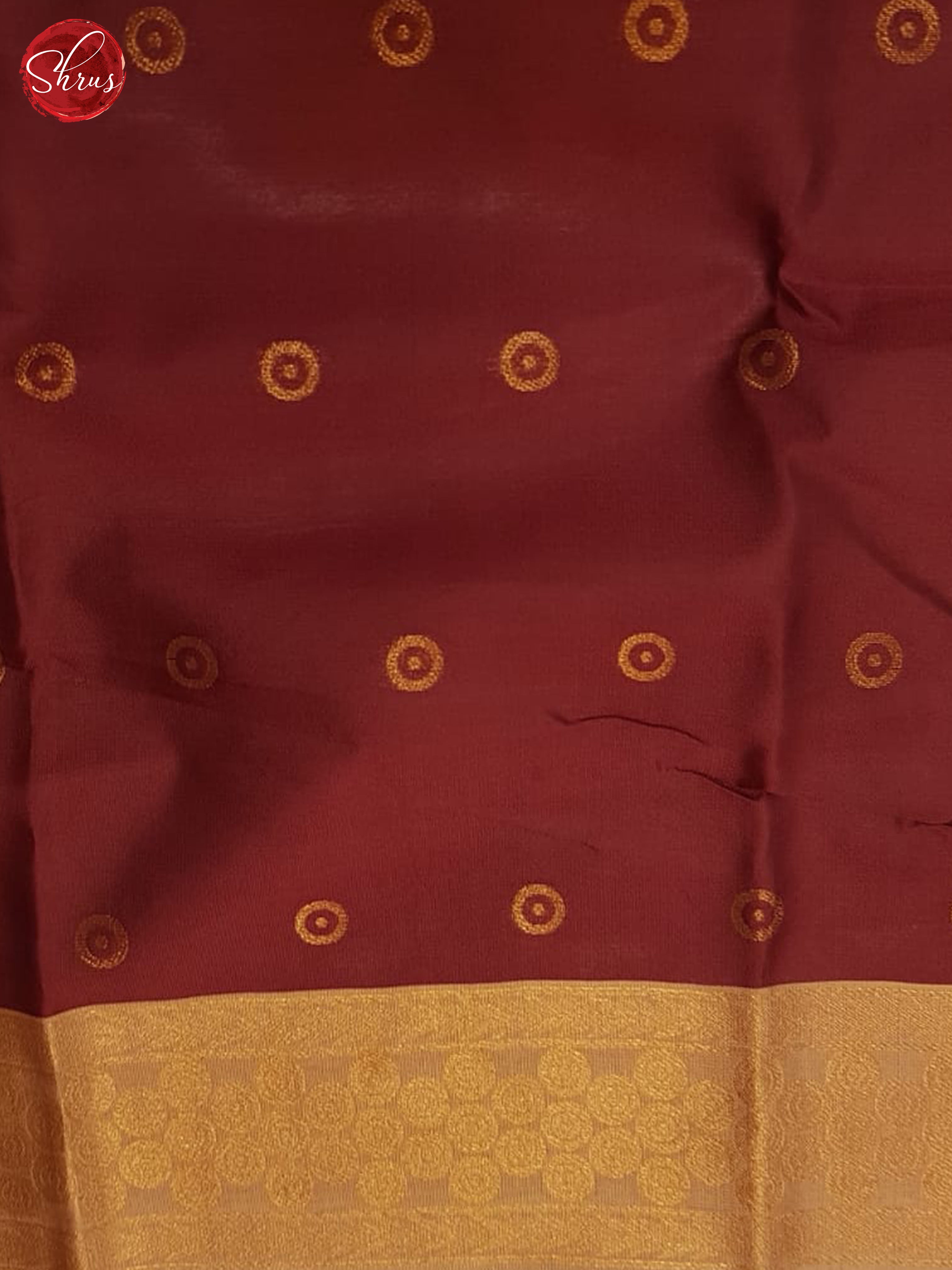 Dusty Onion Pink And Arakku Maroon-Semi Soft Silk saree - Shop on ShrusEternity.com