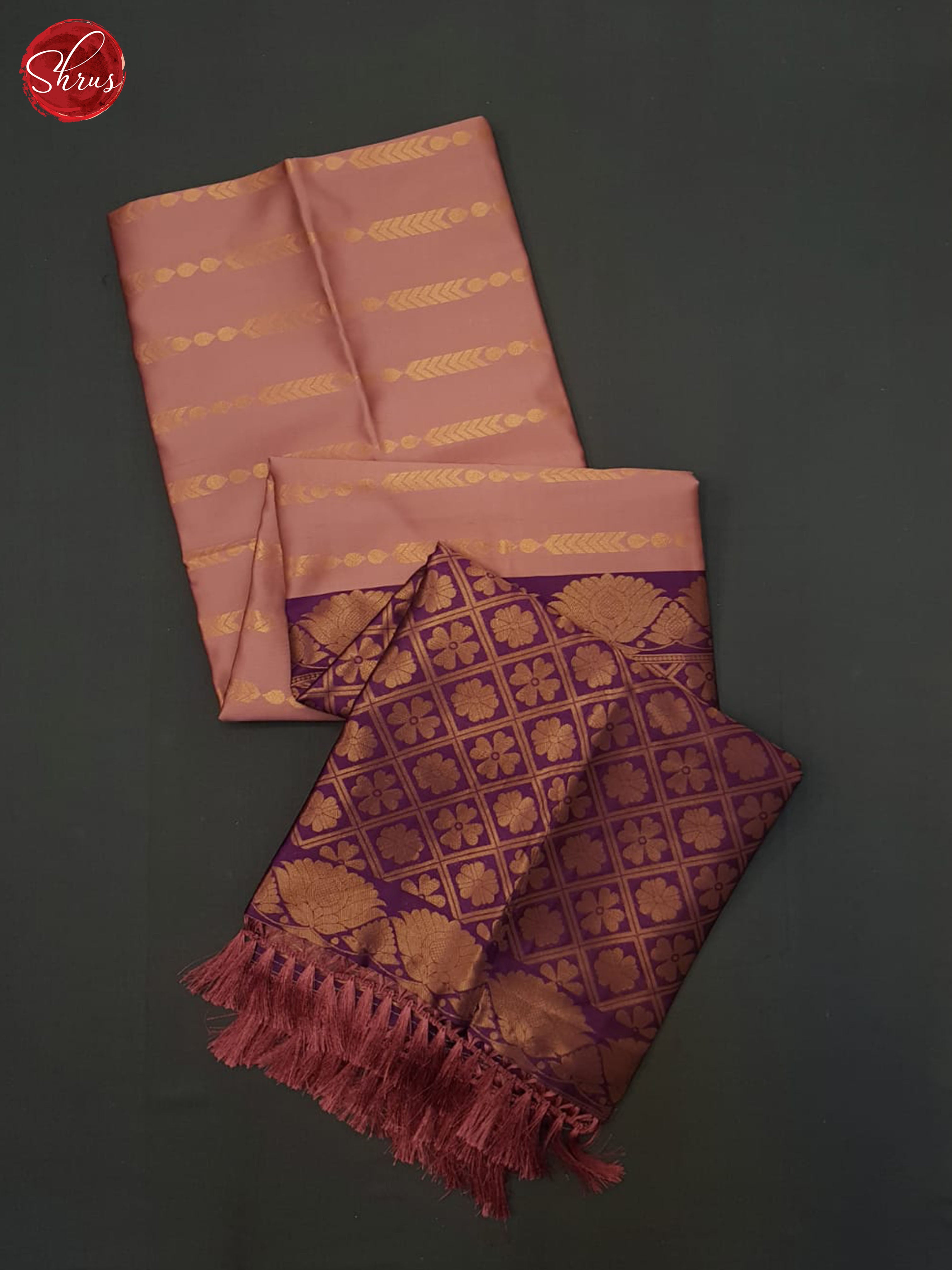 Onion Pink And Purple-Semi Soft Silk saree - Shop on ShrusEternity.com