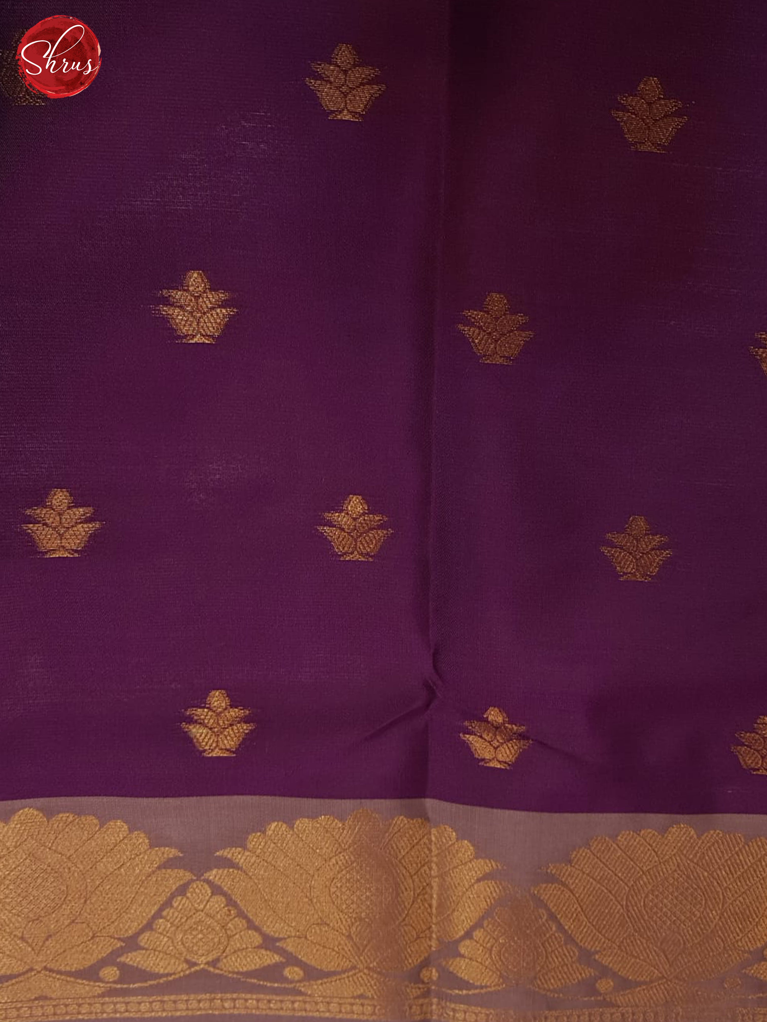 Dusty Onion Pink & Wine - Semi Softsilk Saree - Shop on ShrusEternity.com