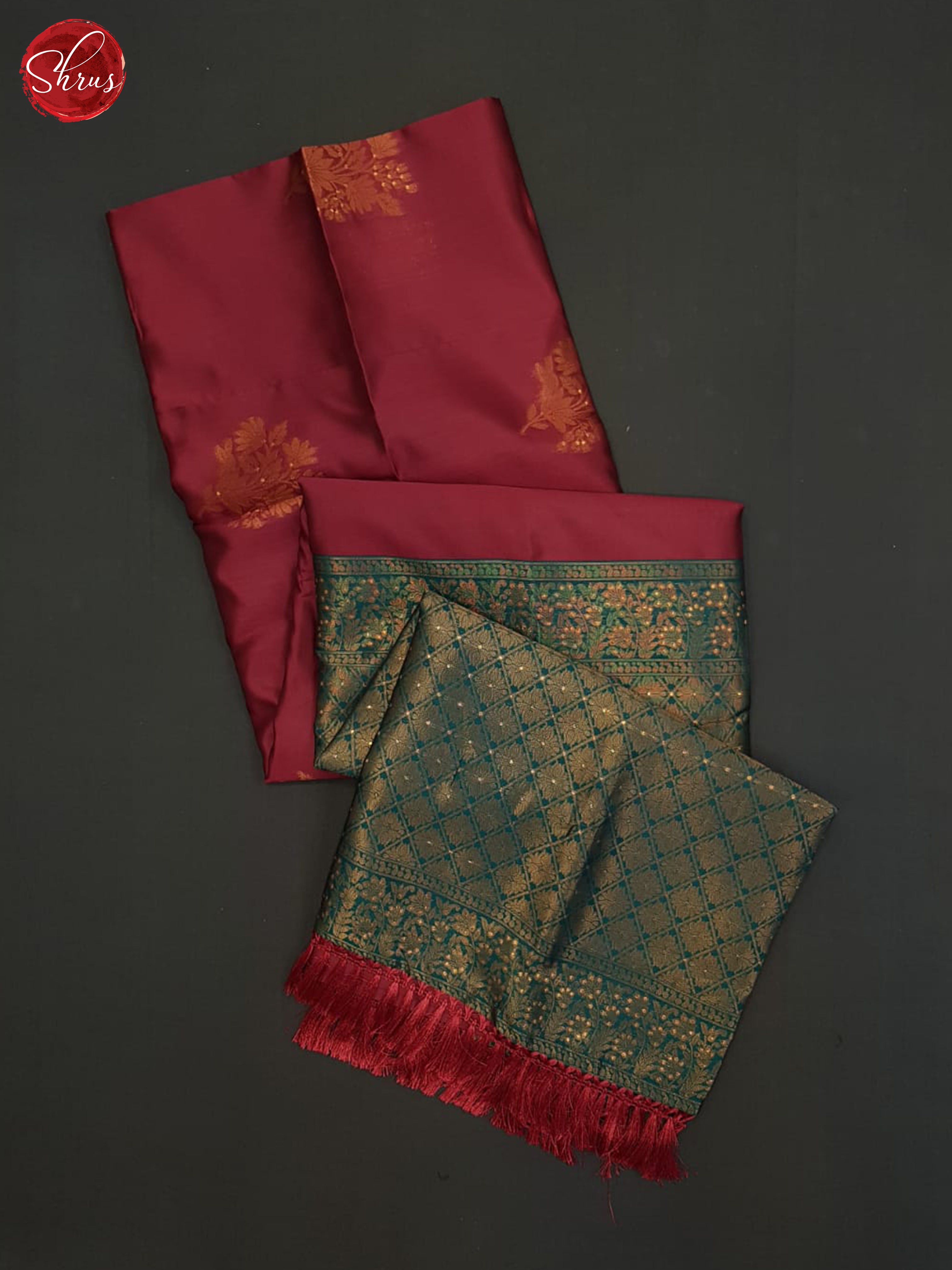 Majenta Pink And Green-Semi soft silk saree - Shop on ShrusEternity.com