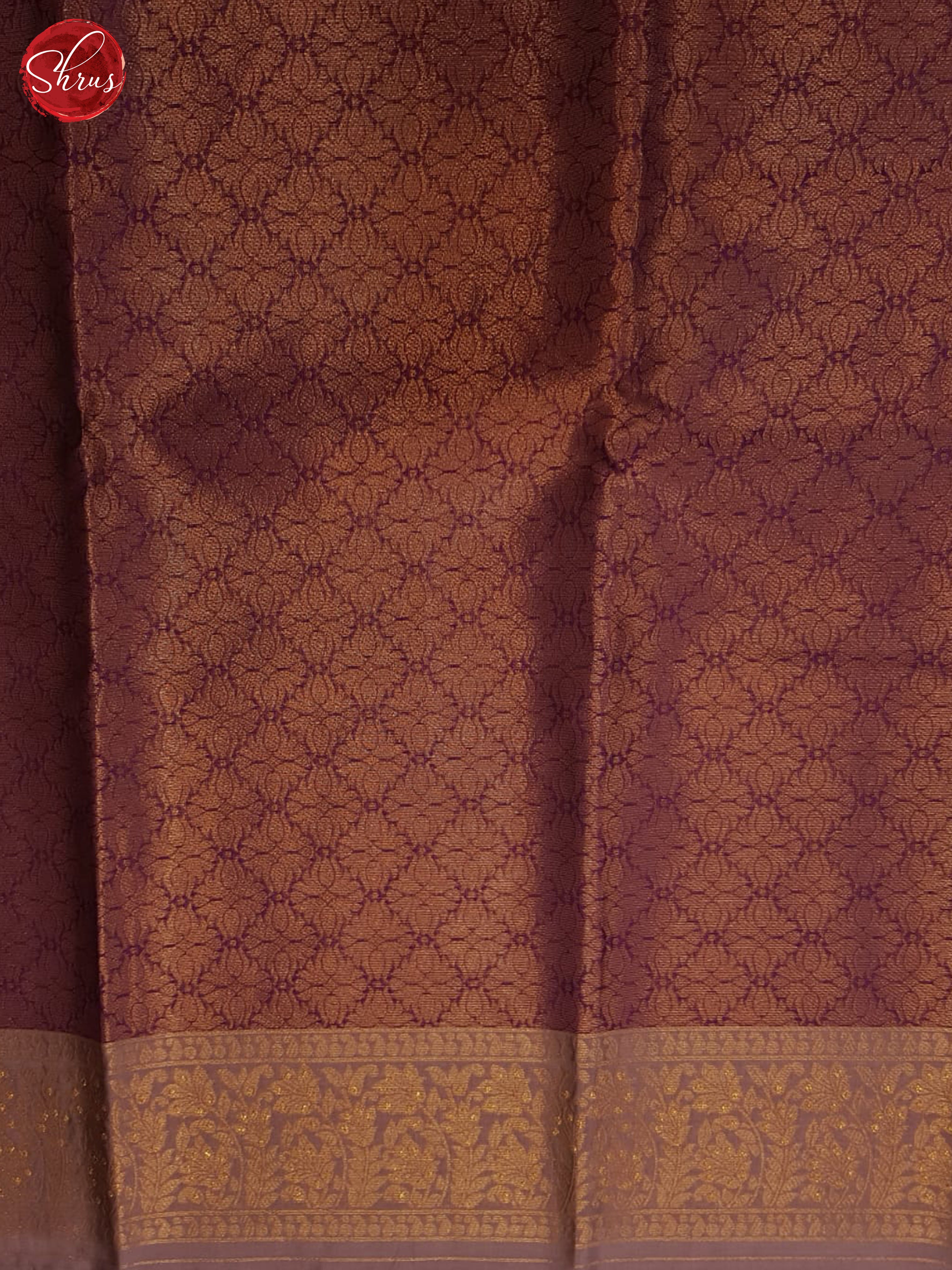 Dusty Wine And Wine- Semi Soft Silk Saree - Shop on ShrusEternity.com