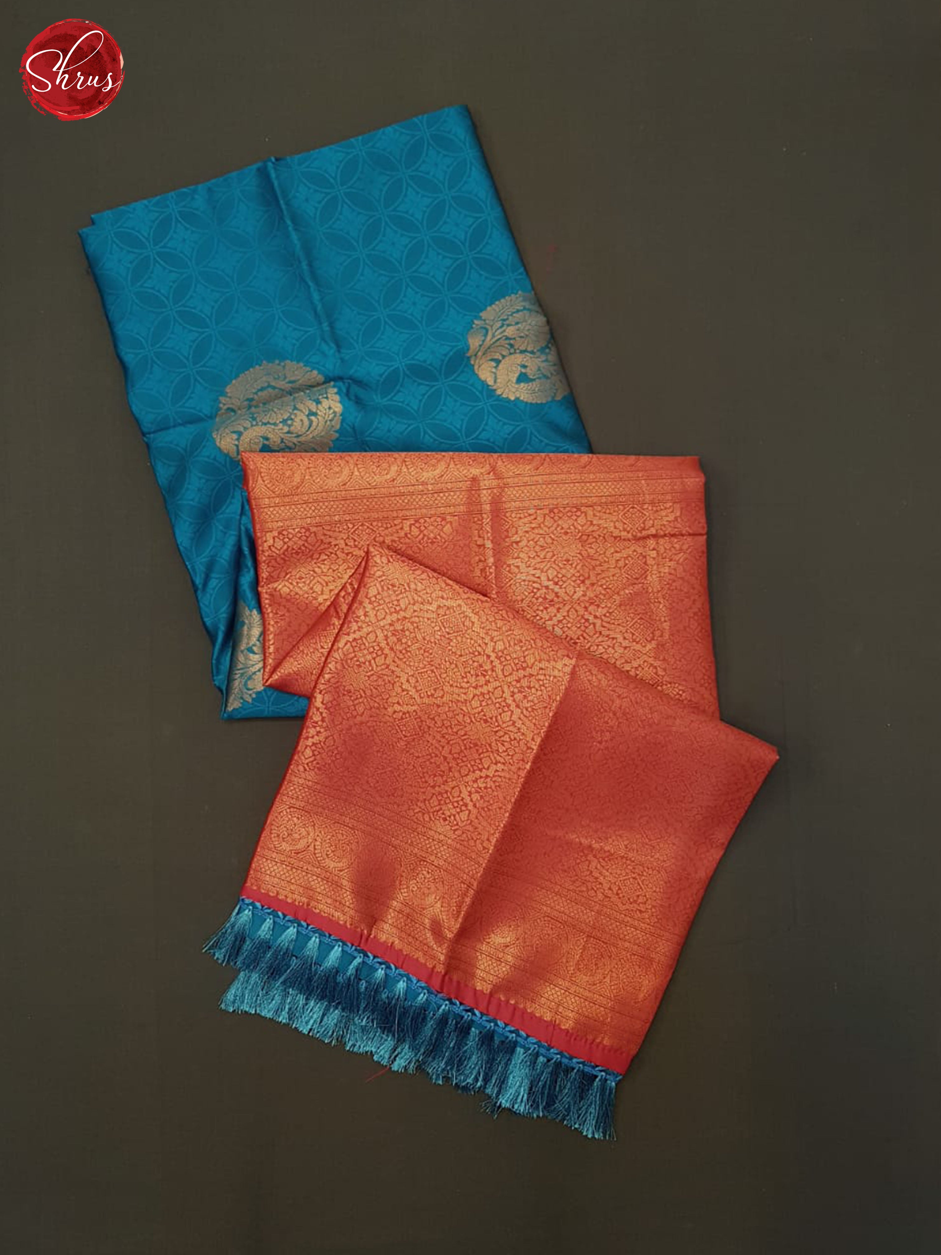 Blue And Pink- Semi Soft silk saree - Shop on ShrusEternity.com