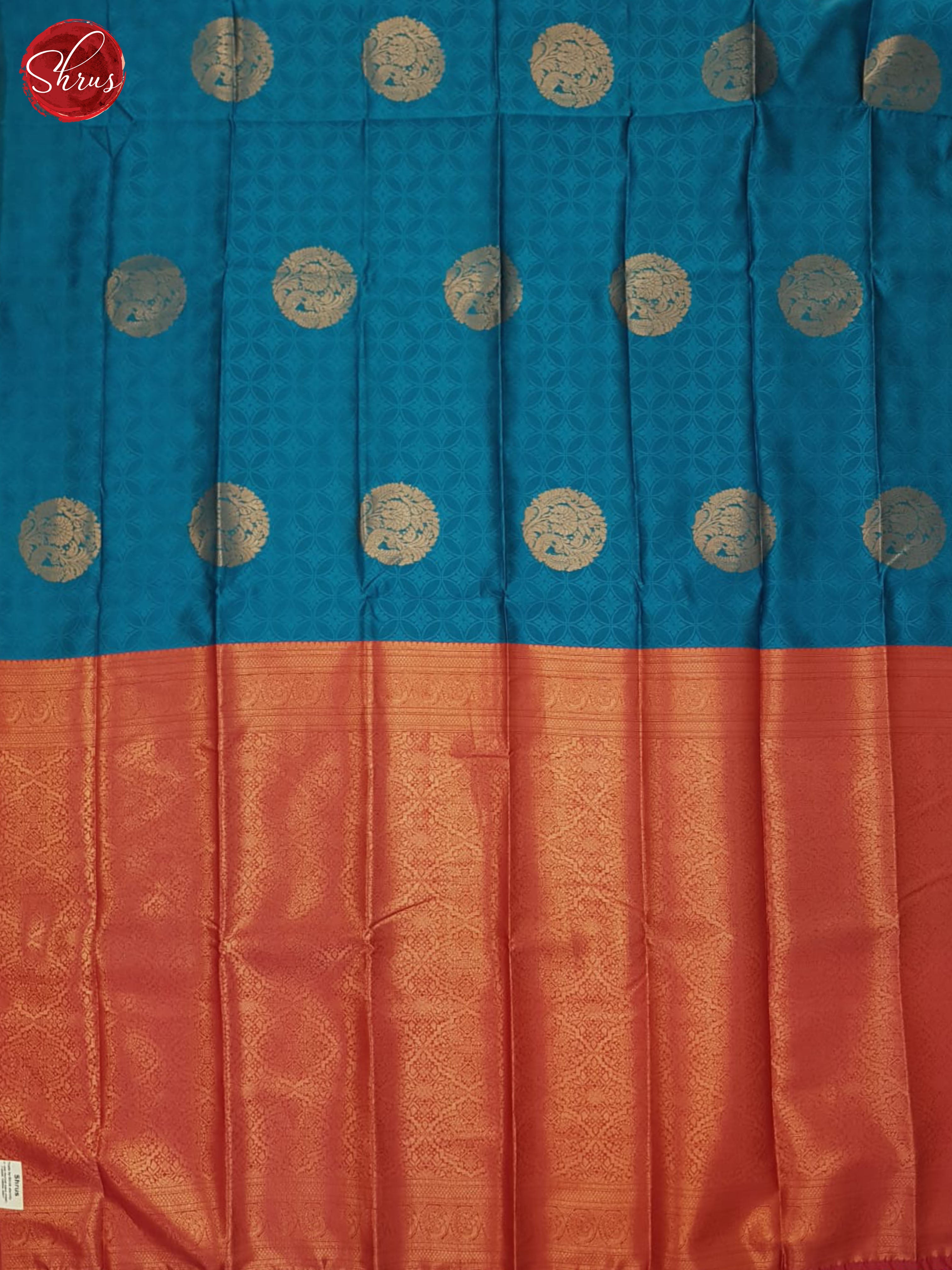 Blue And Pink- Semi Soft silk saree - Shop on ShrusEternity.com