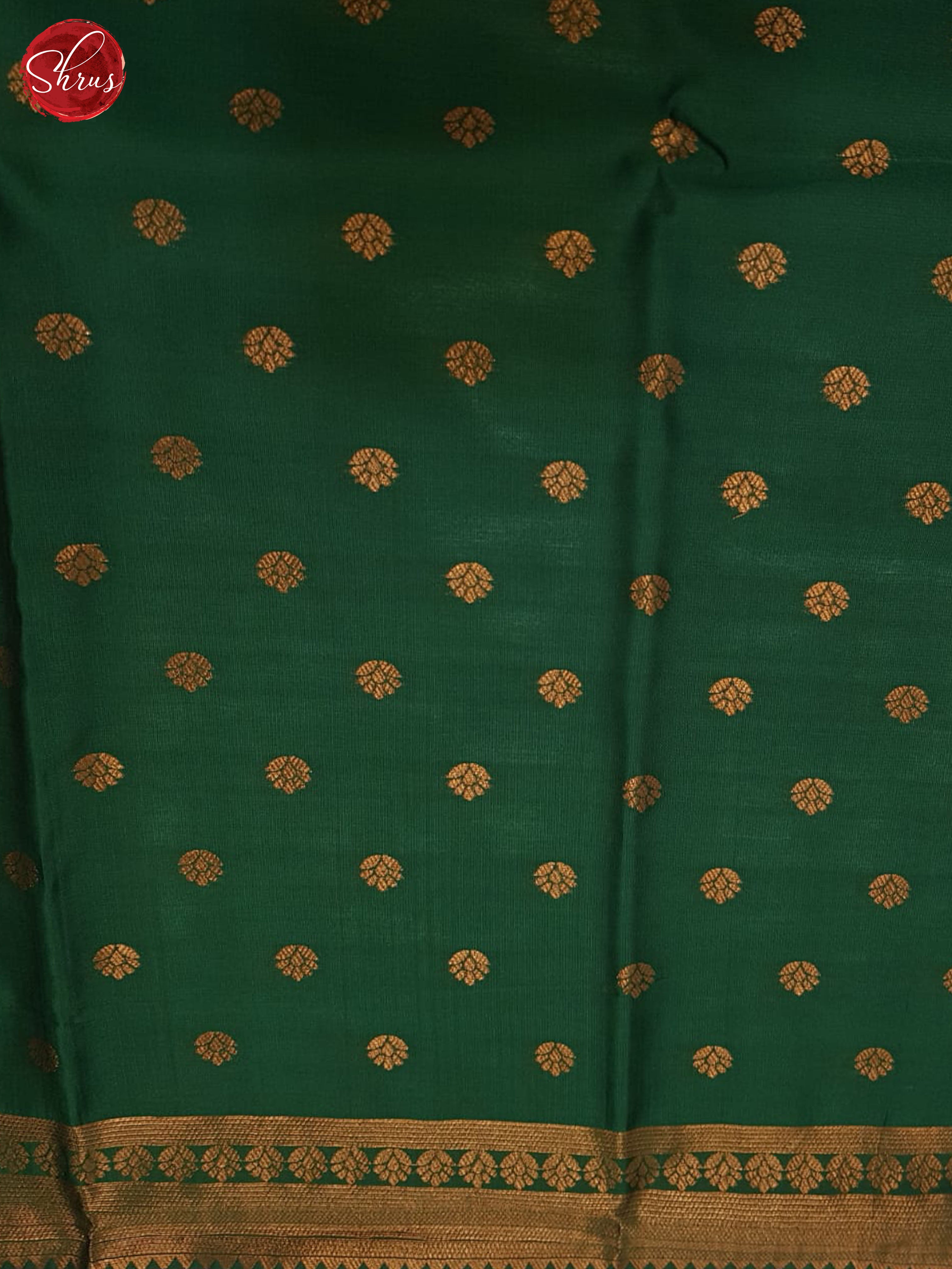 Wine And Green- Semi soft silk saree - Shop on ShrusEternity.com