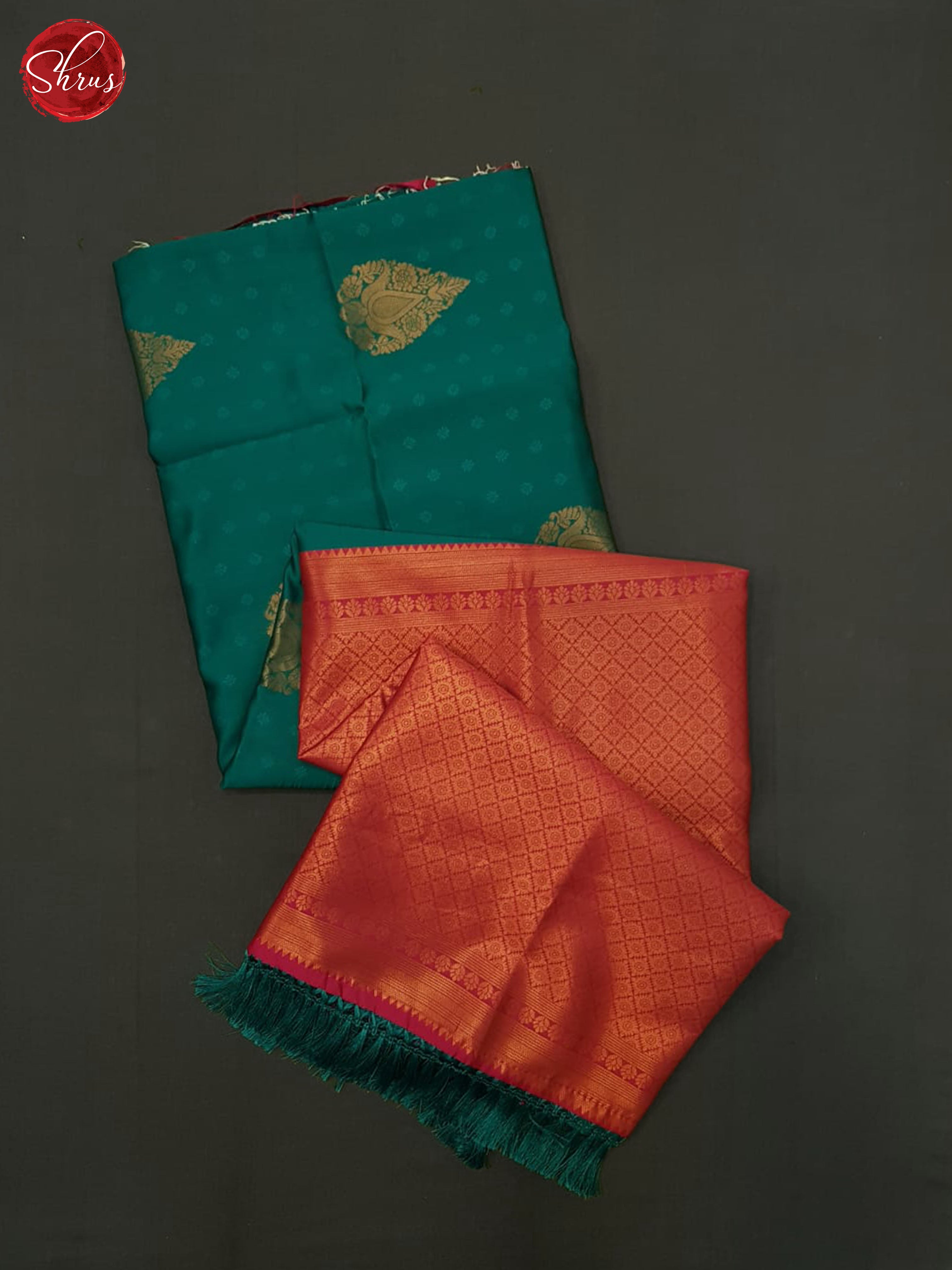 Green And Pink- Semi Soft Silk saree - Shop on ShrusEternity.com