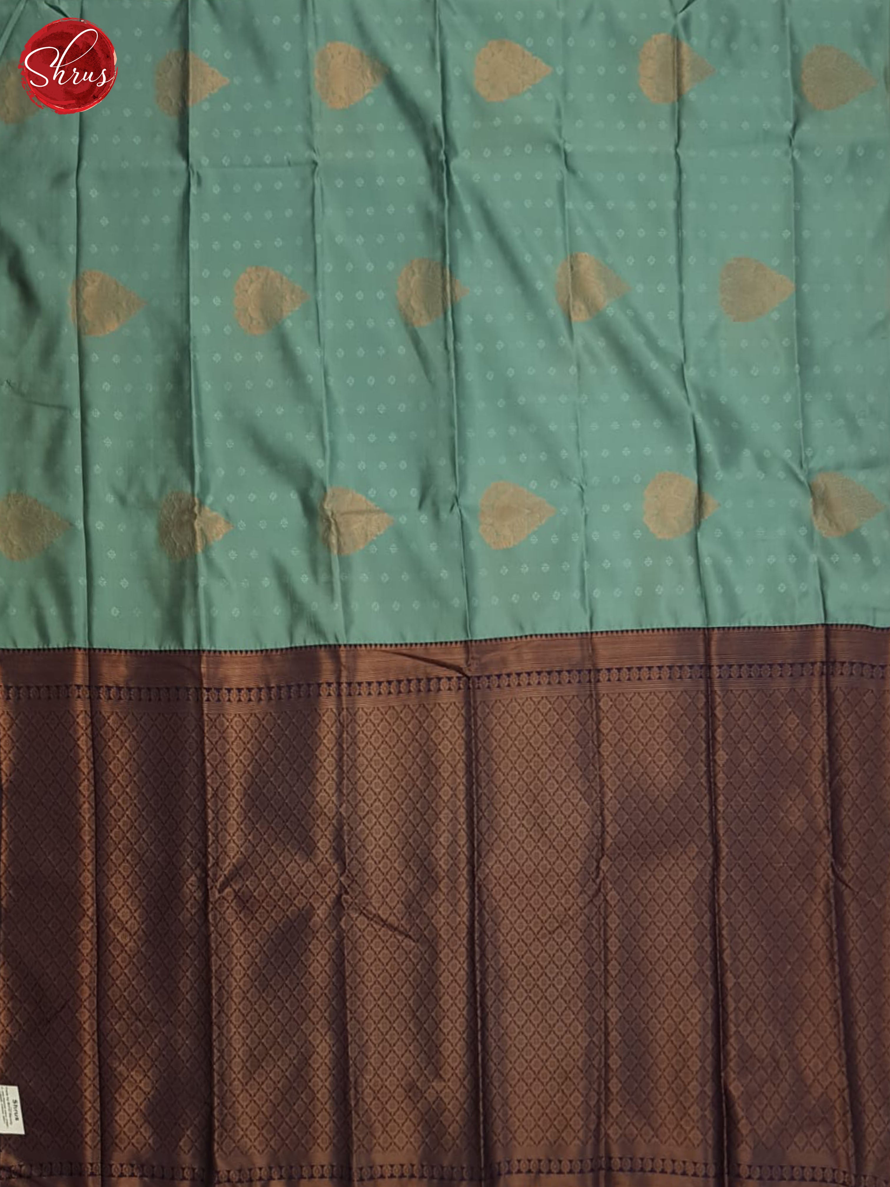 Aqua Blue And Blue-semi soft silk saree - Shop on ShrusEternity.com