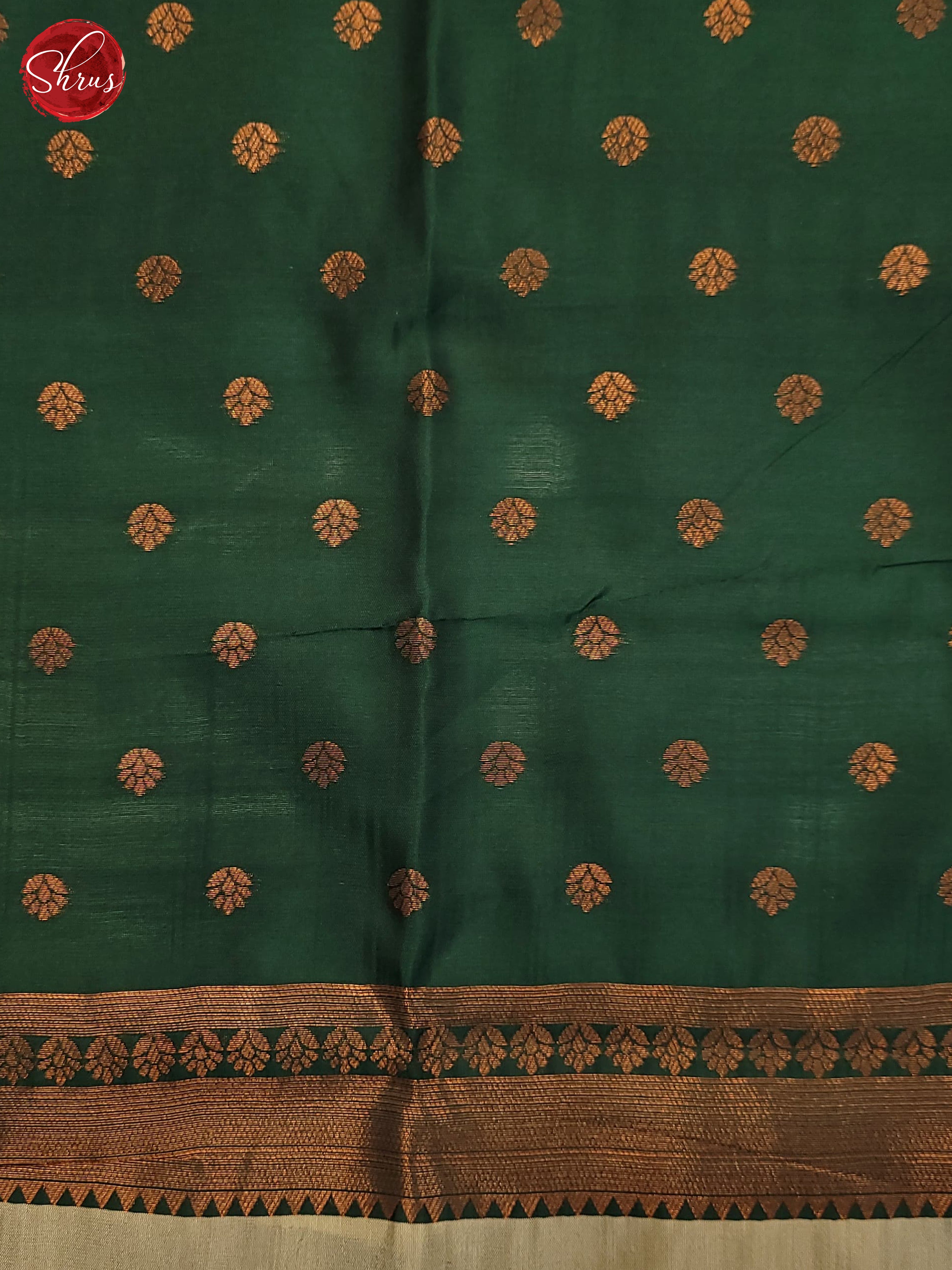 Elachi Green and Bottle green- Semi Soft Silk Saree - Shop on ShrusEternity.com