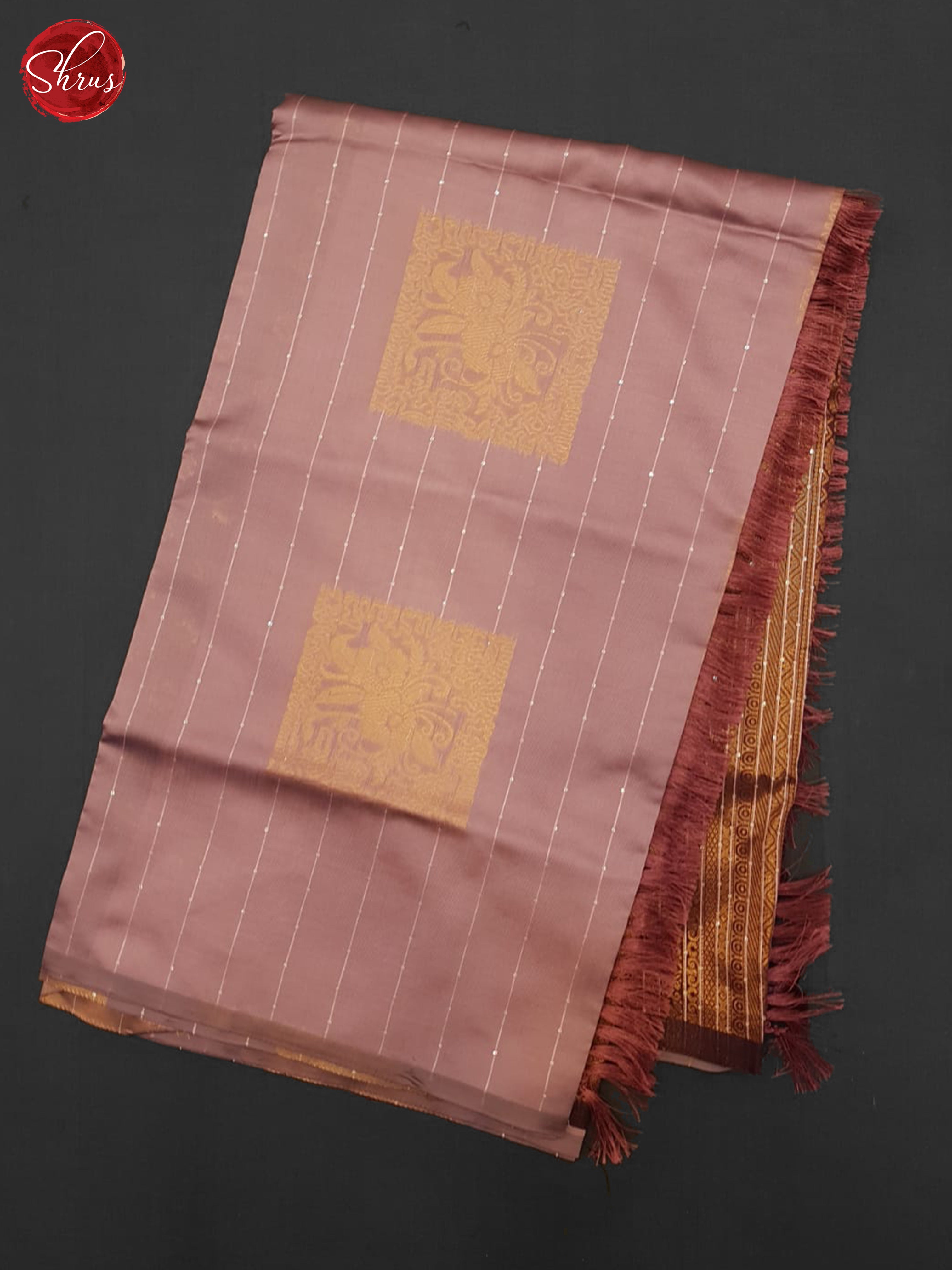 Onion PInk & Wine - Semi Softsilk Saree - Shop on ShrusEternity.com