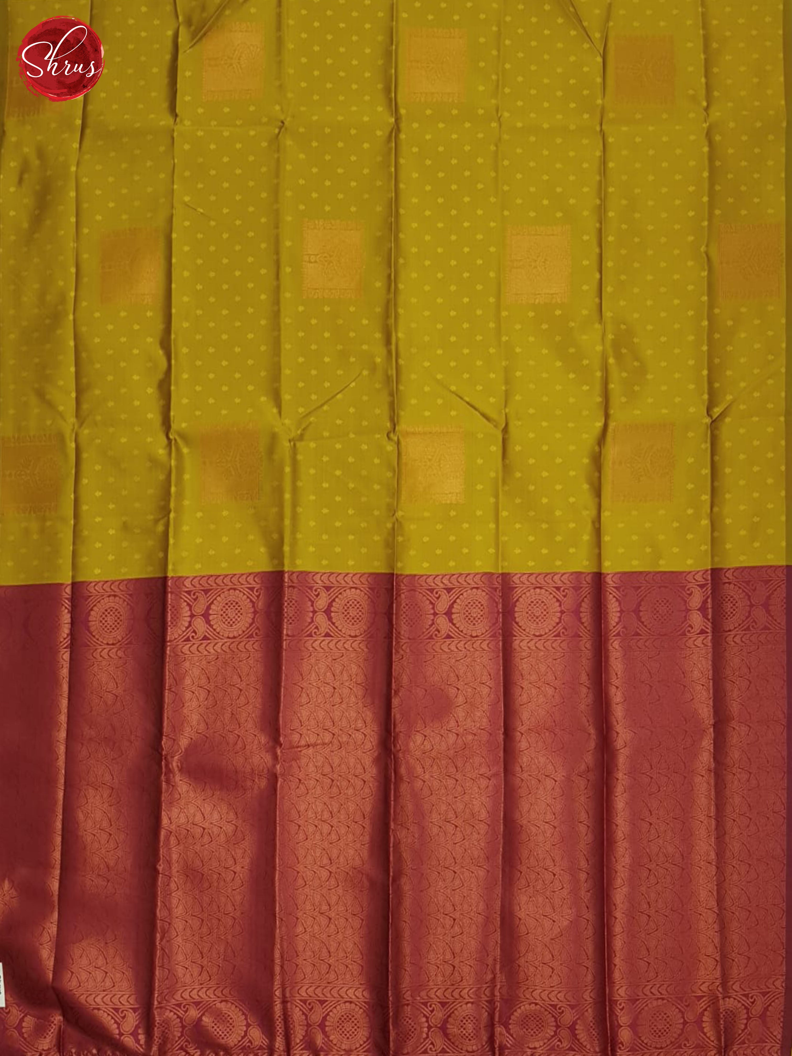 Mustard And Pink-Semi soft silk saree - Shop on ShrusEternity.com