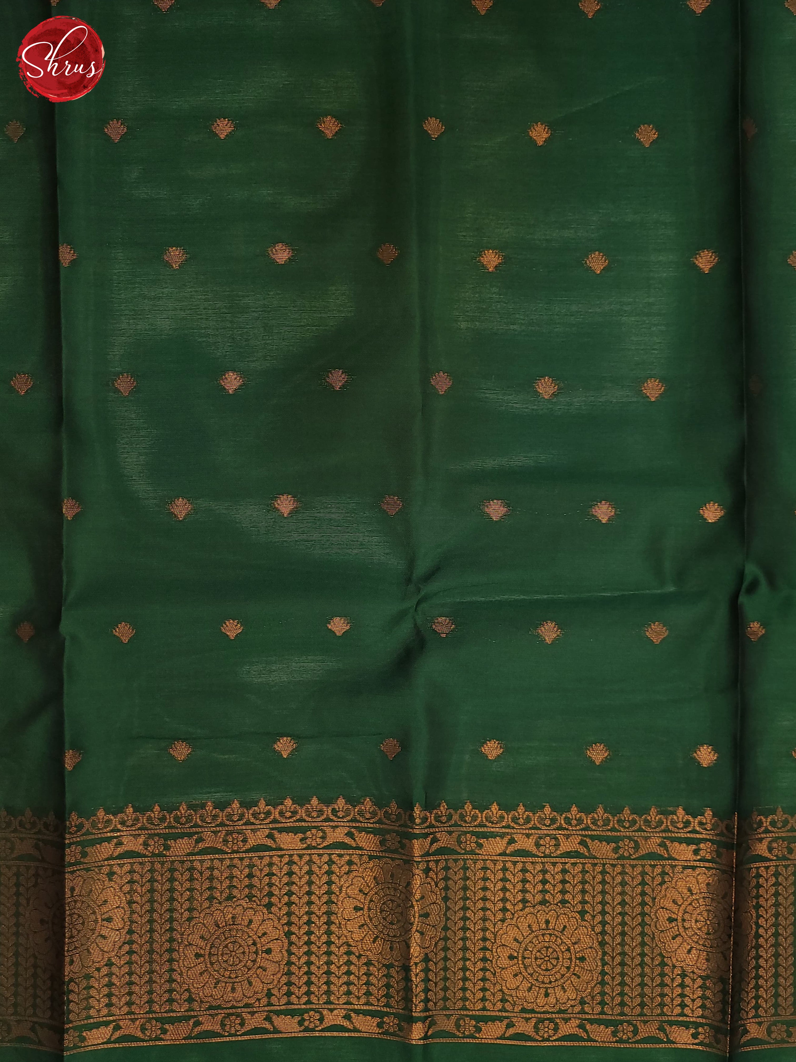 Madhulir Green & Green - Semi Softsilk Saree - Shop on ShrusEternity.com