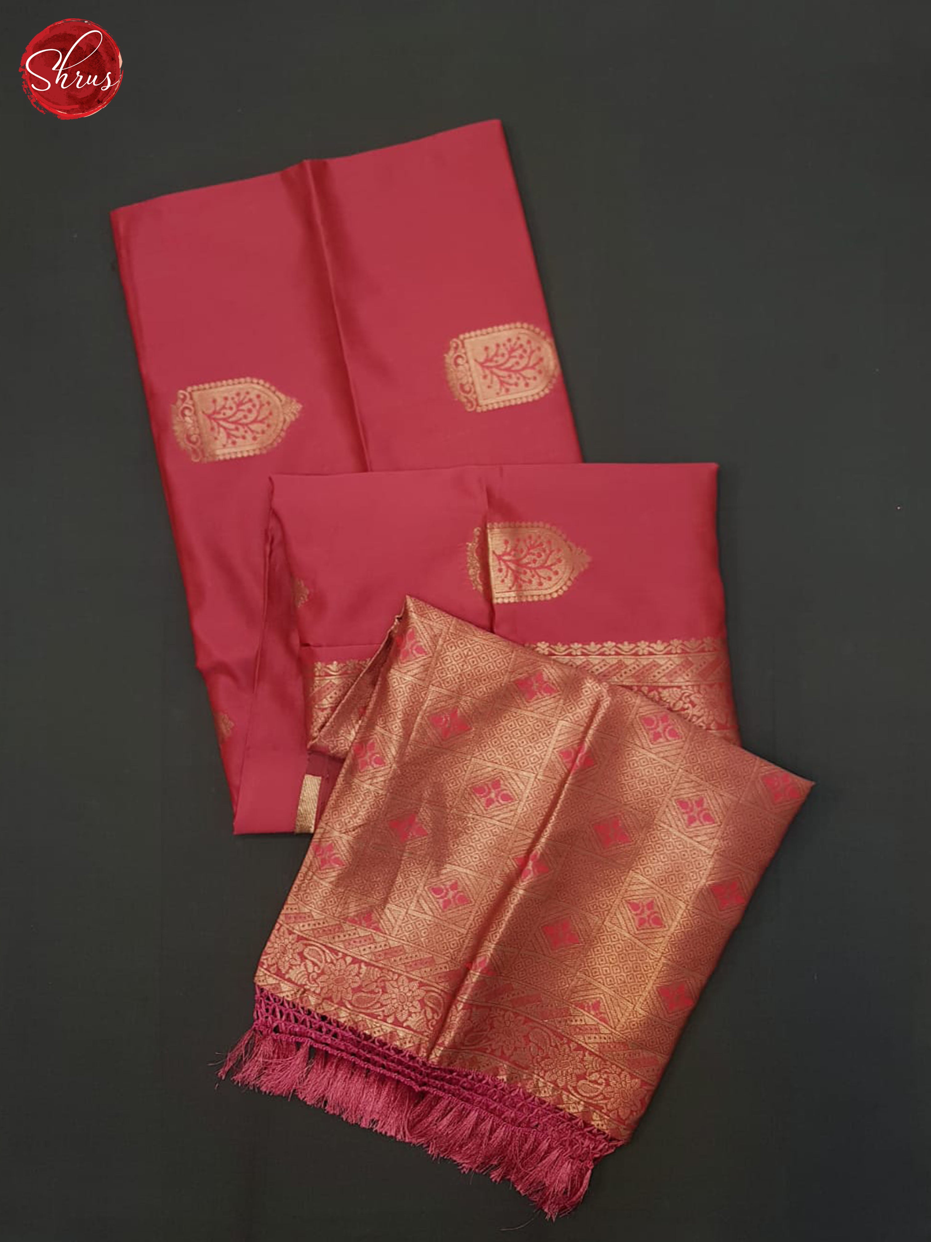 Pink(single tone)-Semi Soft silk saree - Shop on ShrusEternity.com