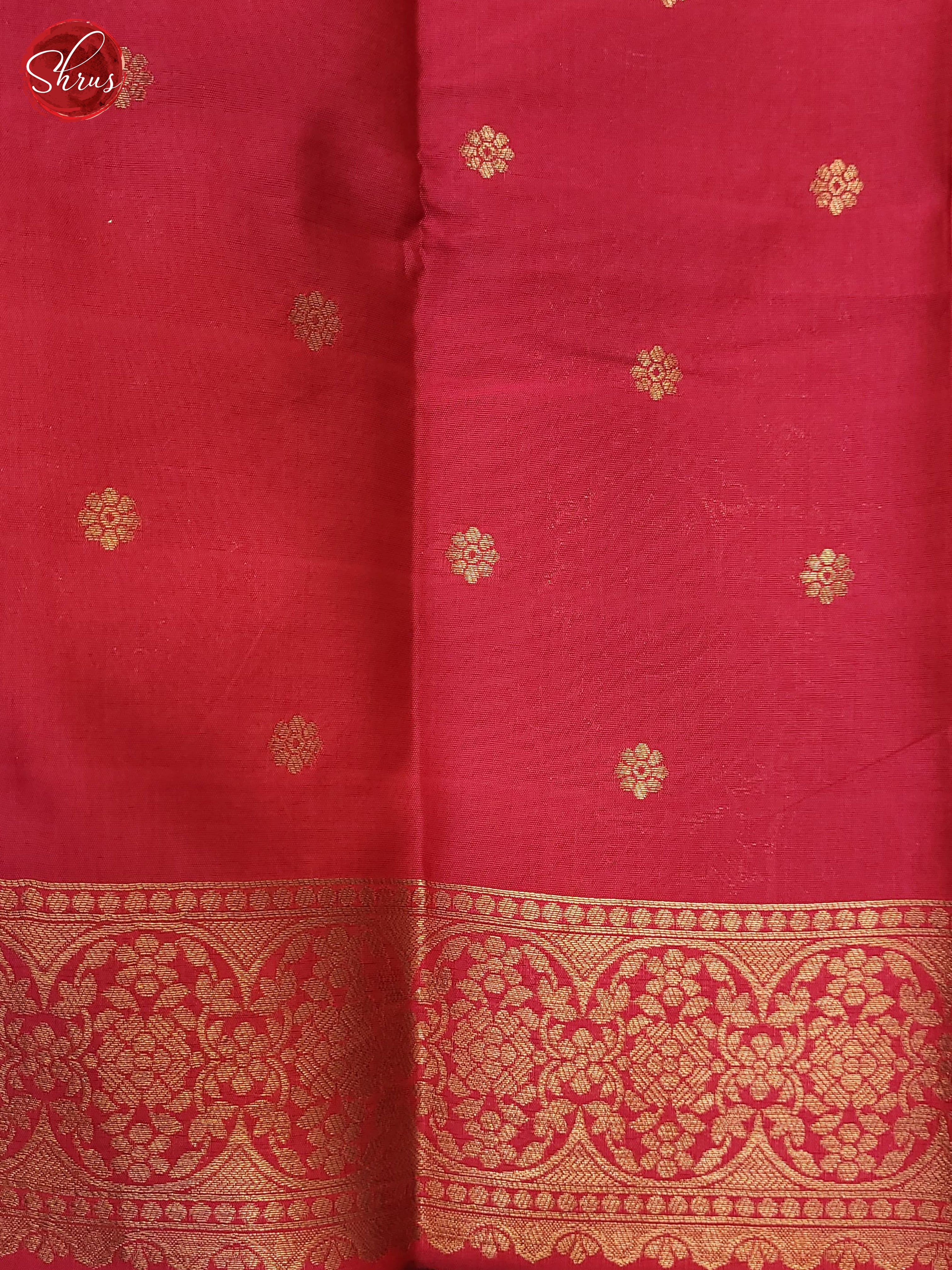 Bottle Green & Pink - Semi Softsilk Saree - Shop on ShrusEternity.com