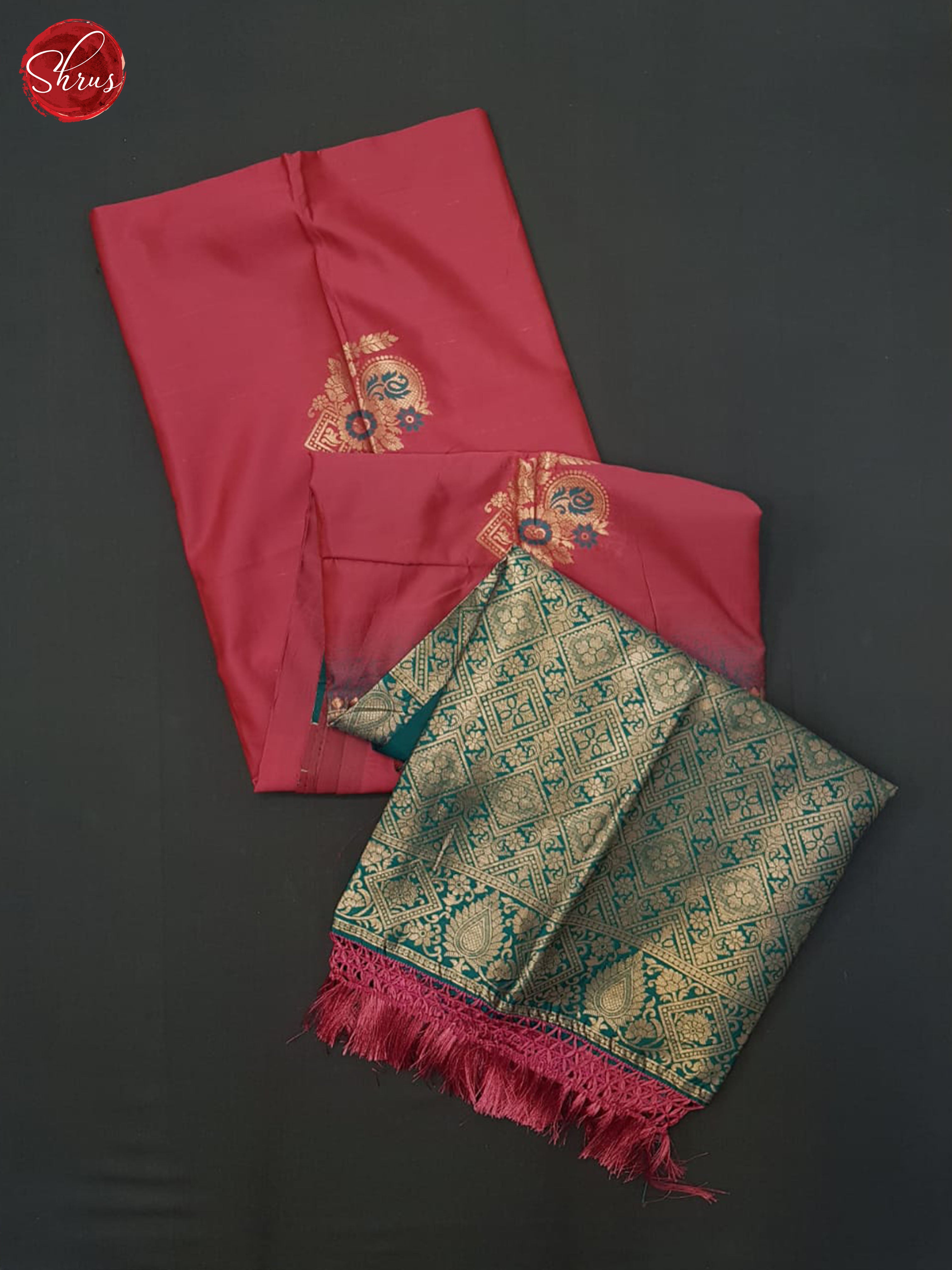 Pink And Green-Semi soft silk saree - Shop on ShrusEternity.com