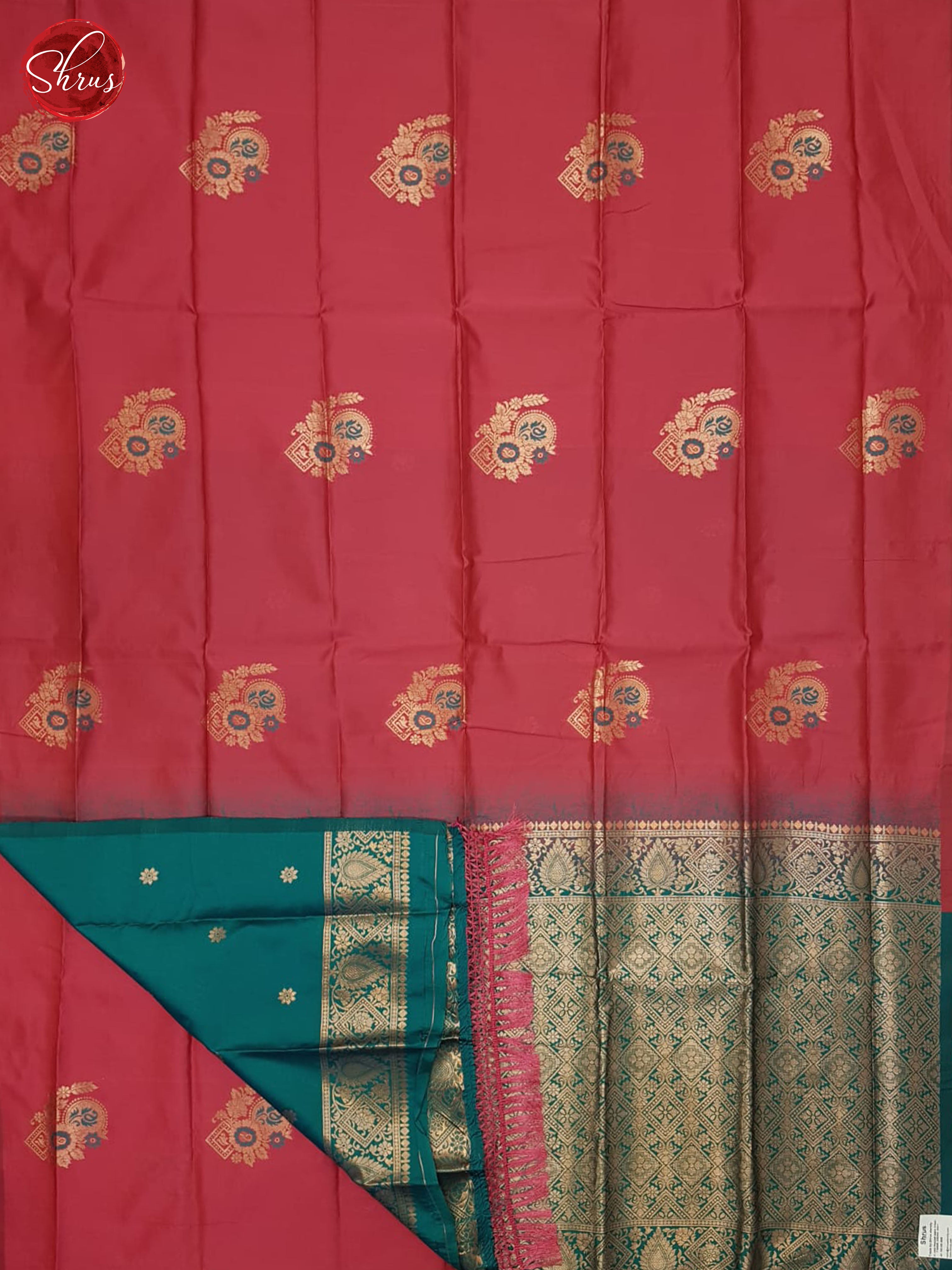 Pink And Green-Semi soft silk saree - Shop on ShrusEternity.com