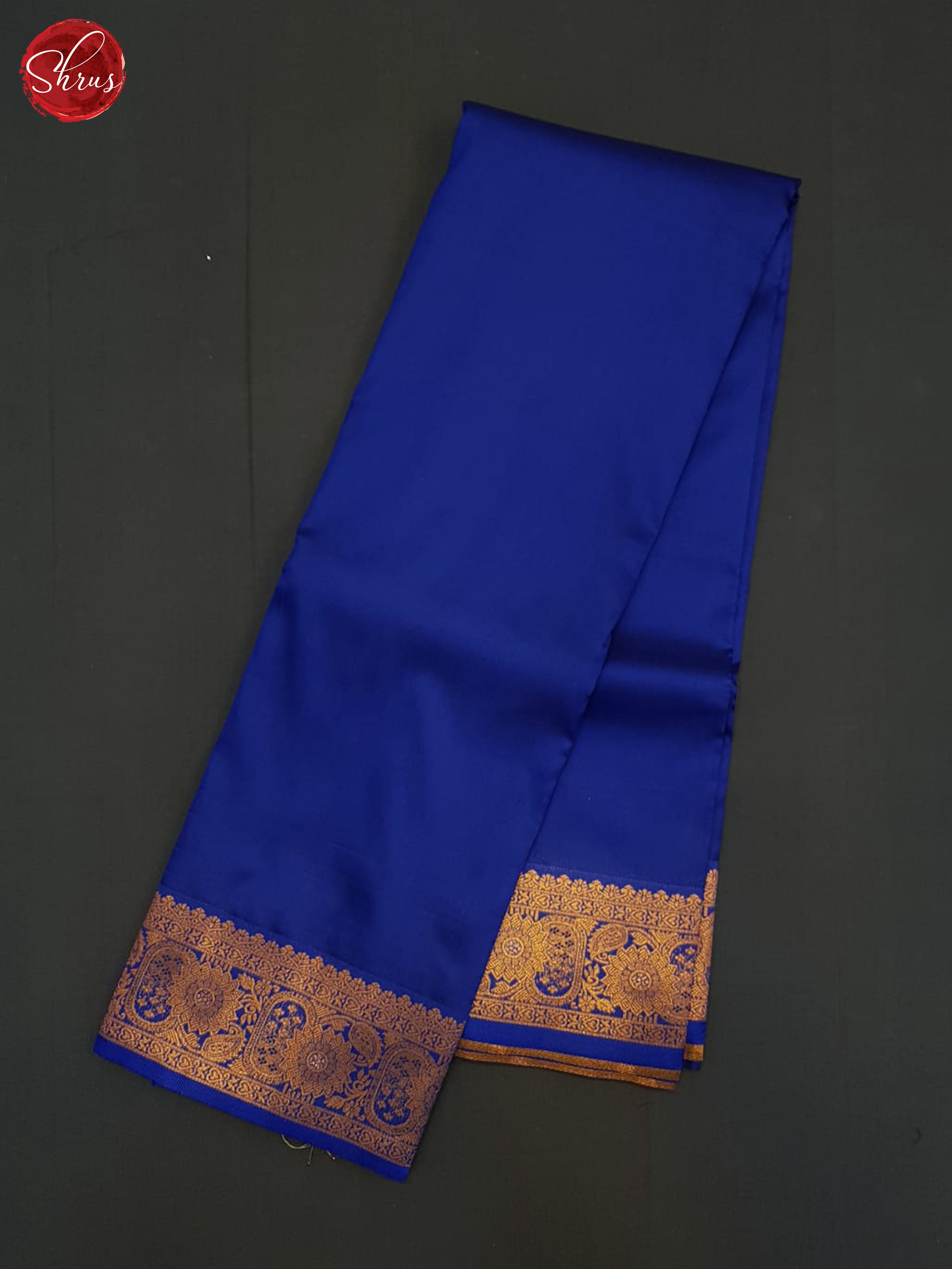 Blue And Pink-Semi kanchipuram Saree - Shop on ShrusEternity.com