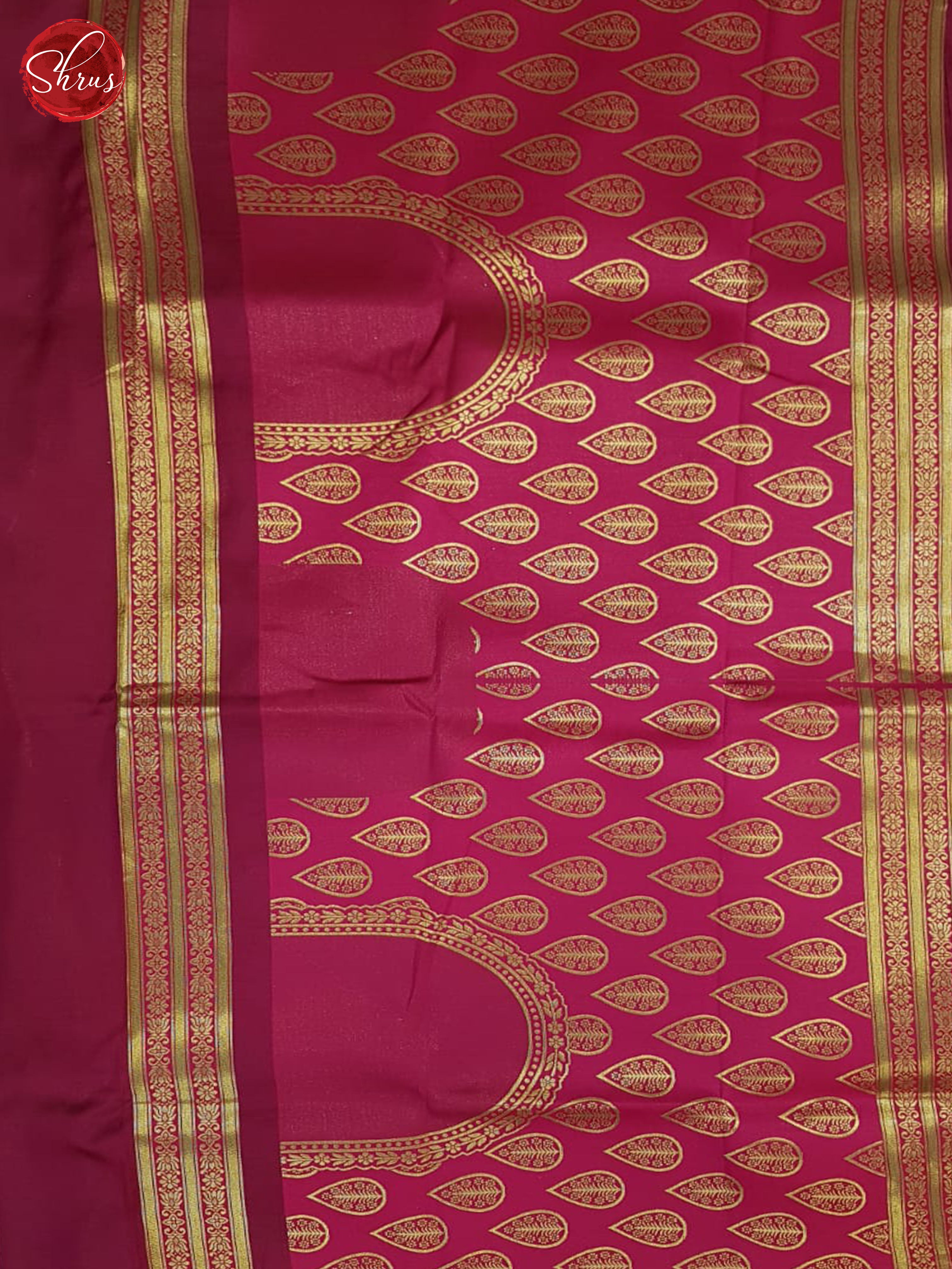 Jamun Fruit And Pink-Semi Kanchipuram saree - Shop on ShrusEternity.com