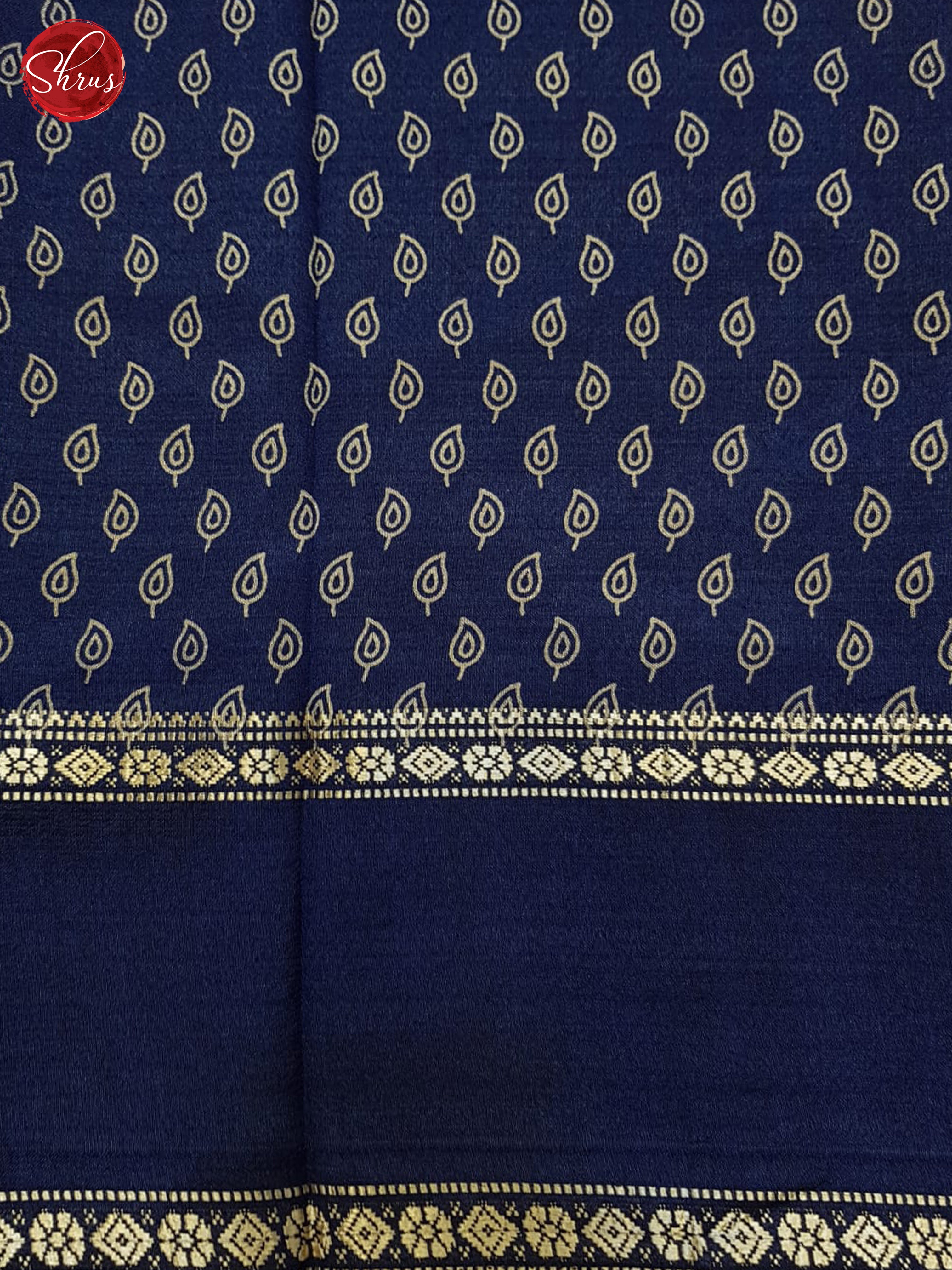 Blue(Single Tone)- Semi Crepe Saree - Shop on ShrusEternity.com