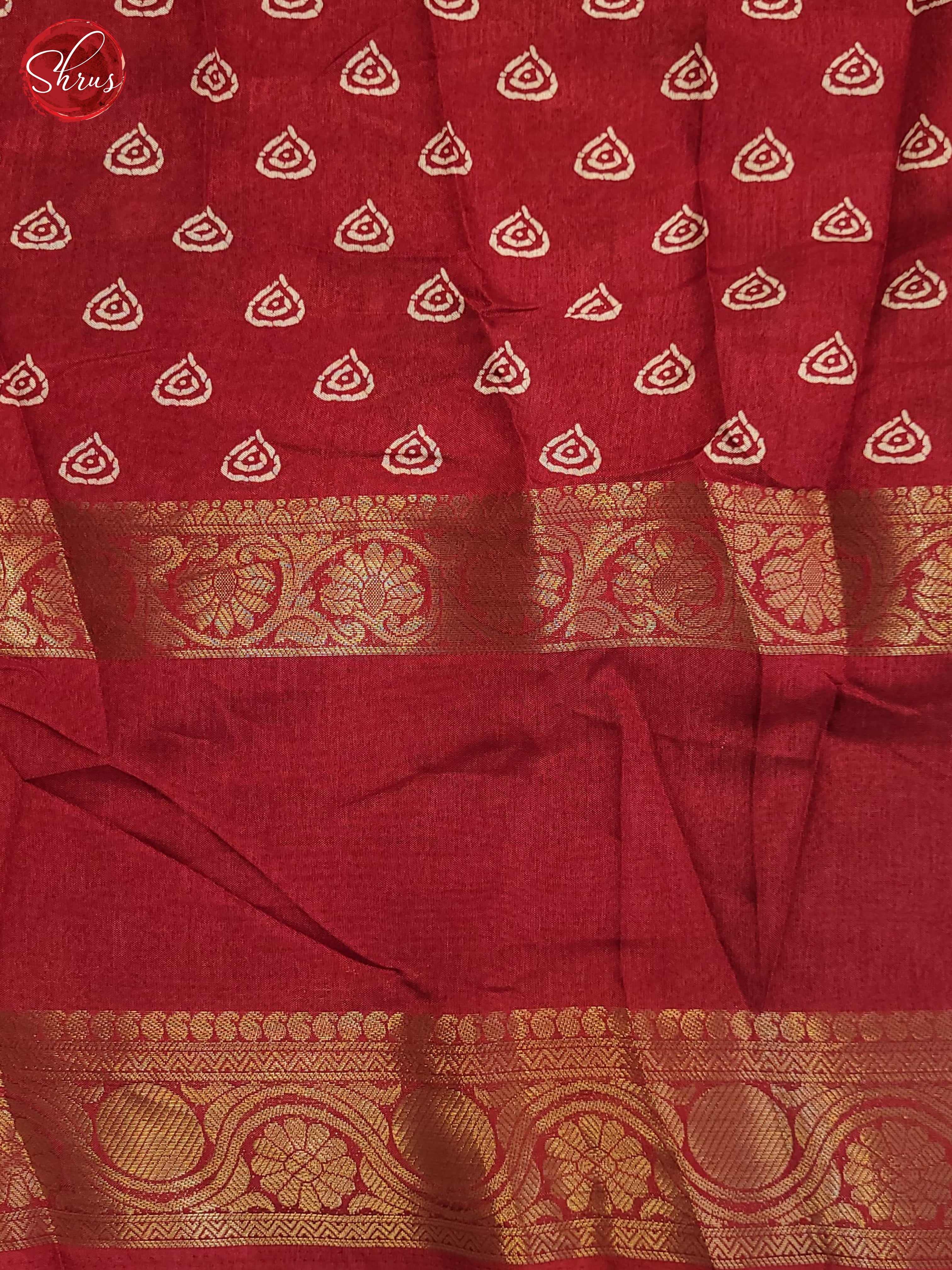 Redish Pink(Single Tone)- Semi Crepe Saree - Shop on ShrusEternity.com