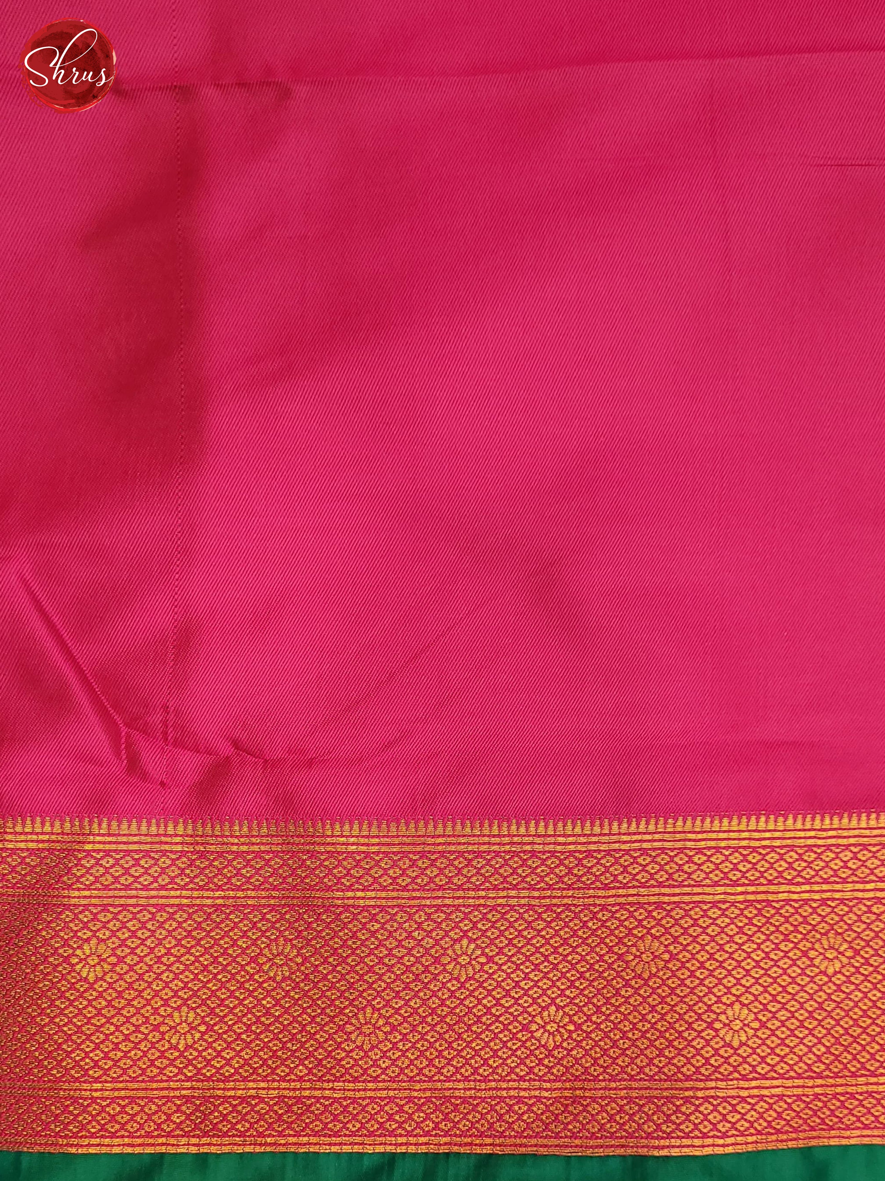 Green & Pink - Semi Paithani Saree - Shop on ShrusEternity.com