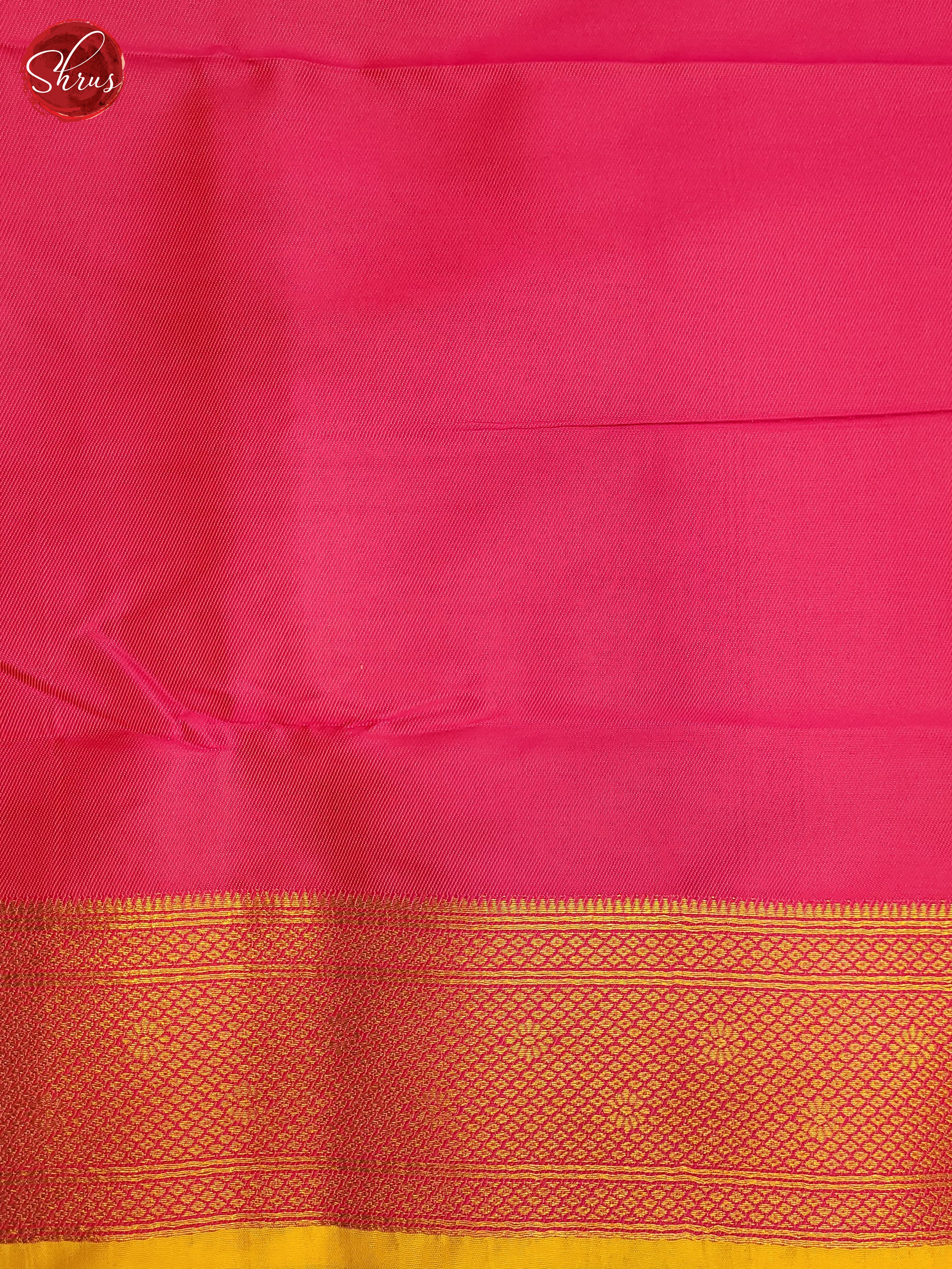 Yellow &  Pink - Semi Paithani Saree - Shop on ShrusEternity.com