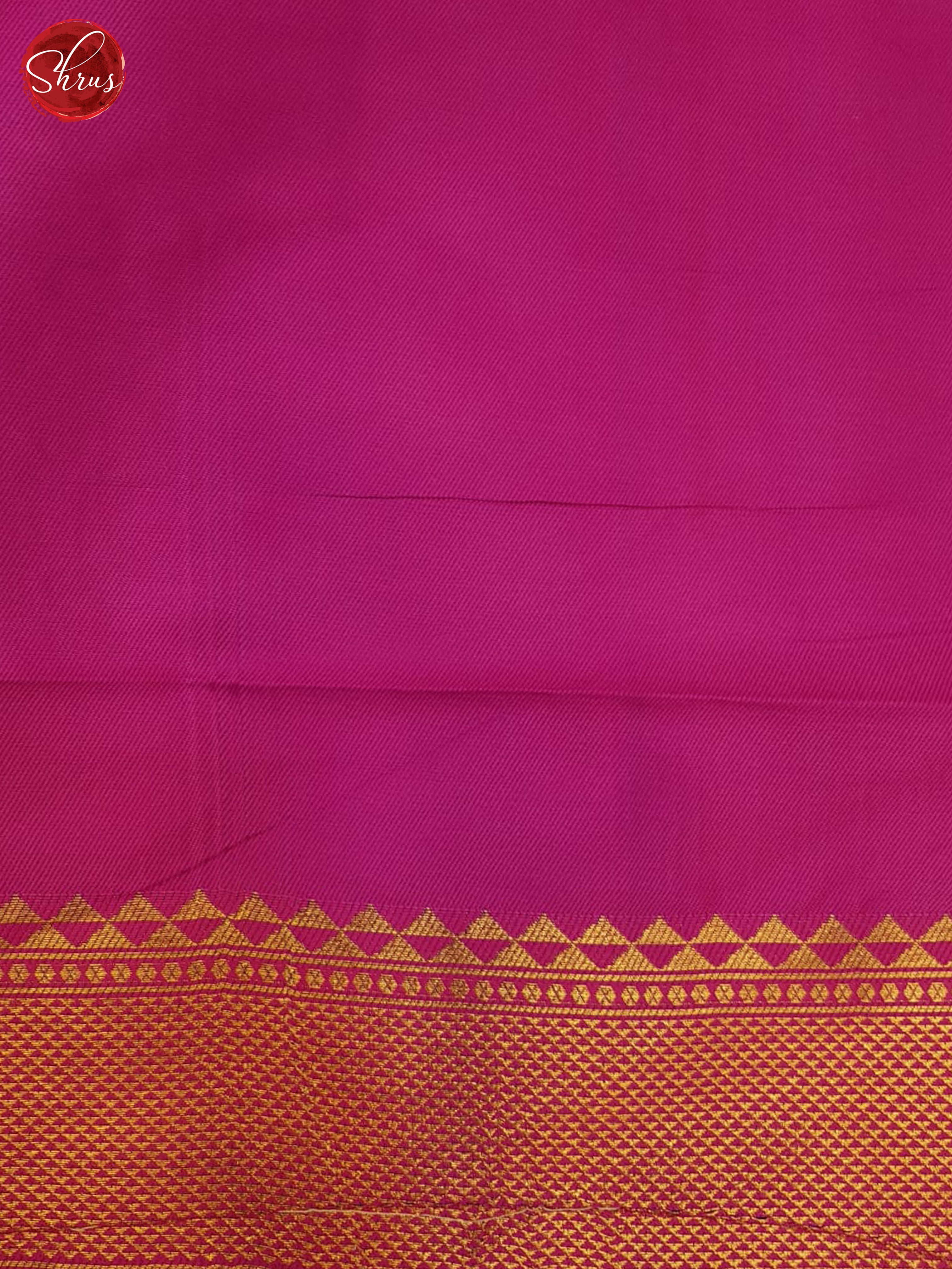 Blue and Pink- Semi Kanchipuram Saree - Shop on ShrusEternity.com